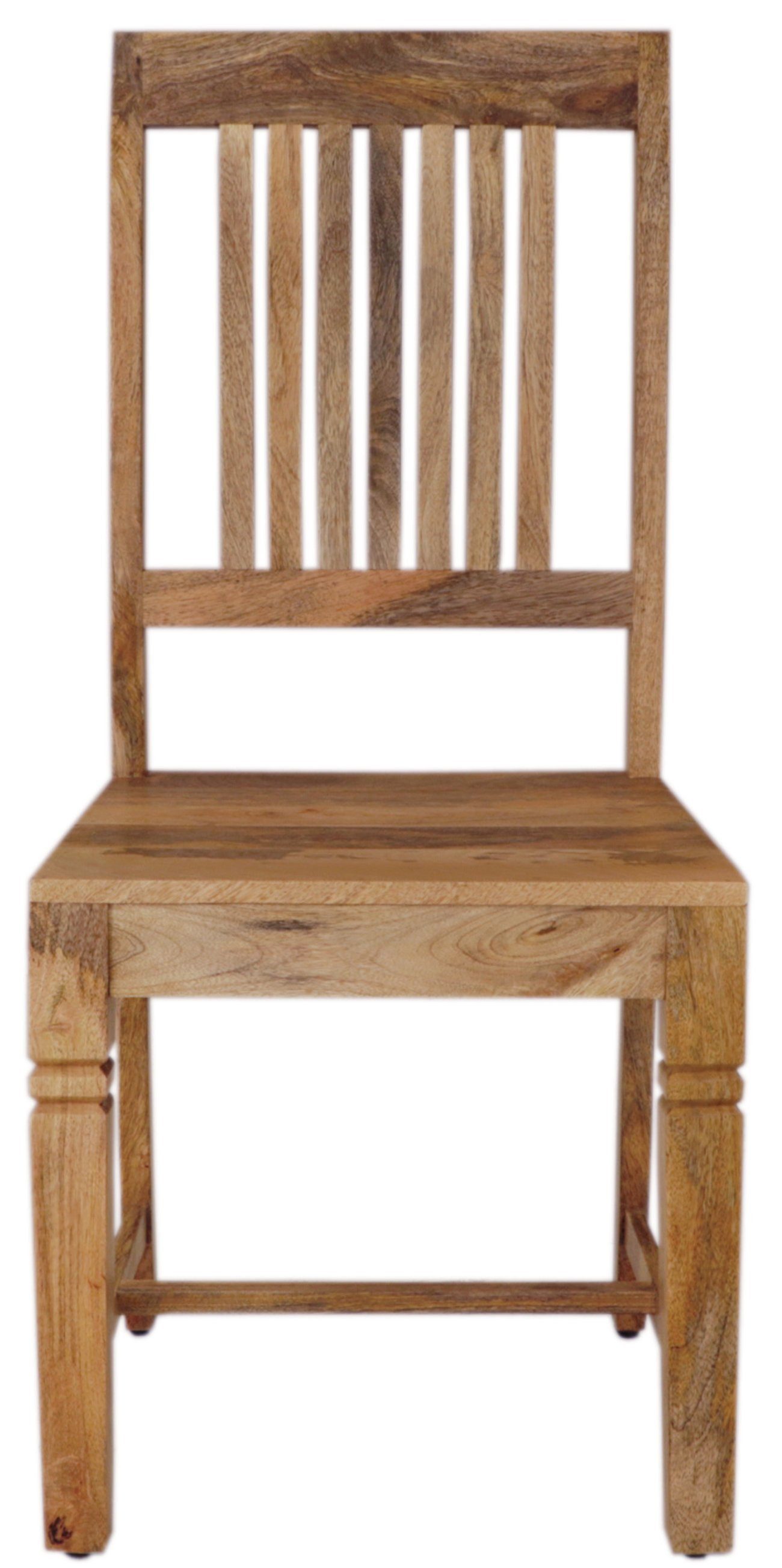 Indischesmoebelhausde Esszimmerstuhl Stuhl Guru aus Mangoholz günstig online kaufen