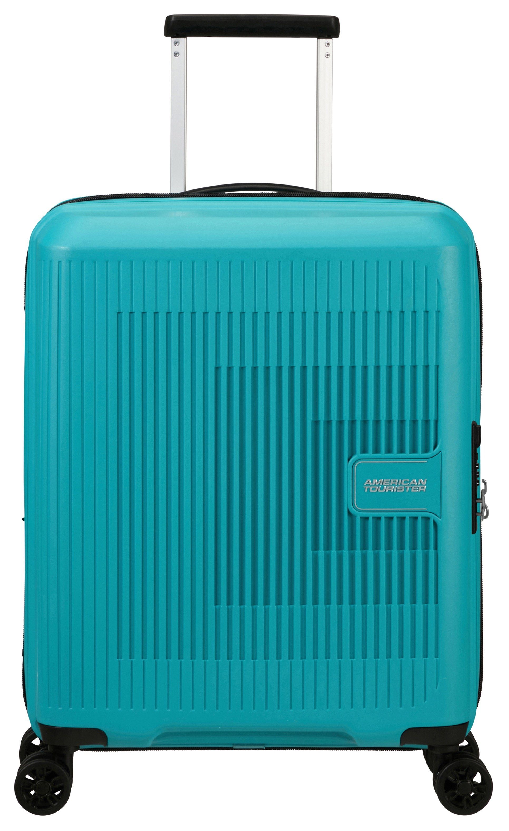 American Tourister® Koffer AEROSTEP Spinner 55 exp, 4 Rollen turquoise tonic
