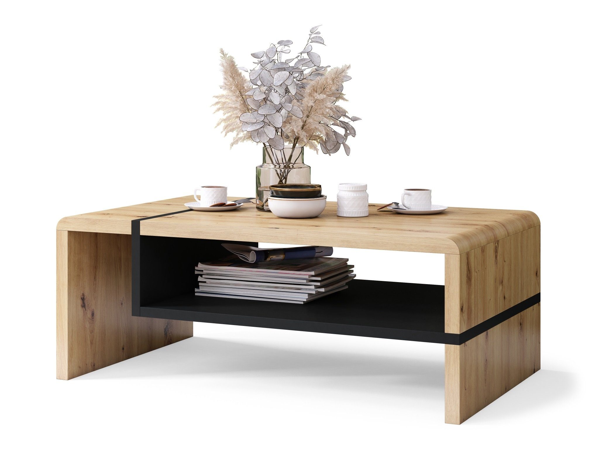 designimpex Couchtisch Design Wohnzimmertisch Folk 01 Tisch mit Ablagefläch günstig online kaufen