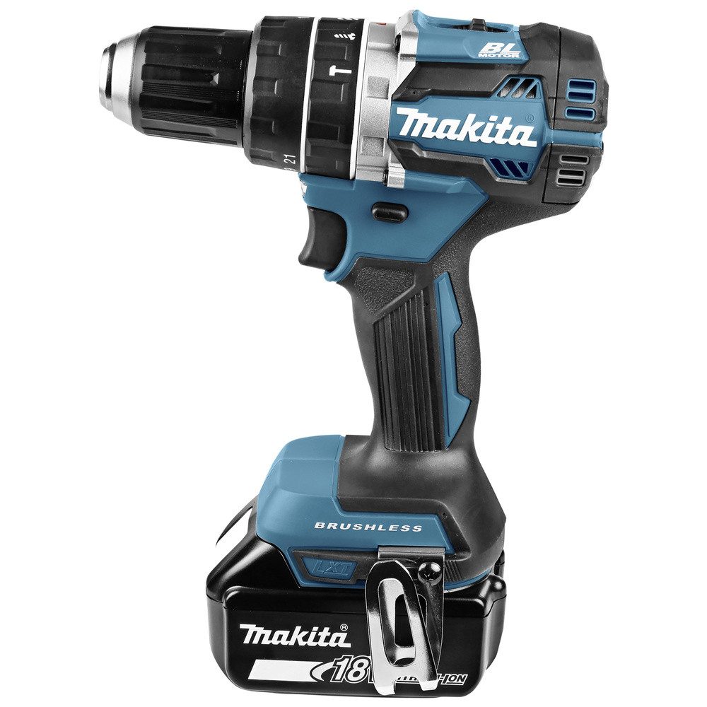 Makita Schlagbohrmaschine Makita DHP484RTJ 2-Gang-Akku-Schlagbohrschrauber