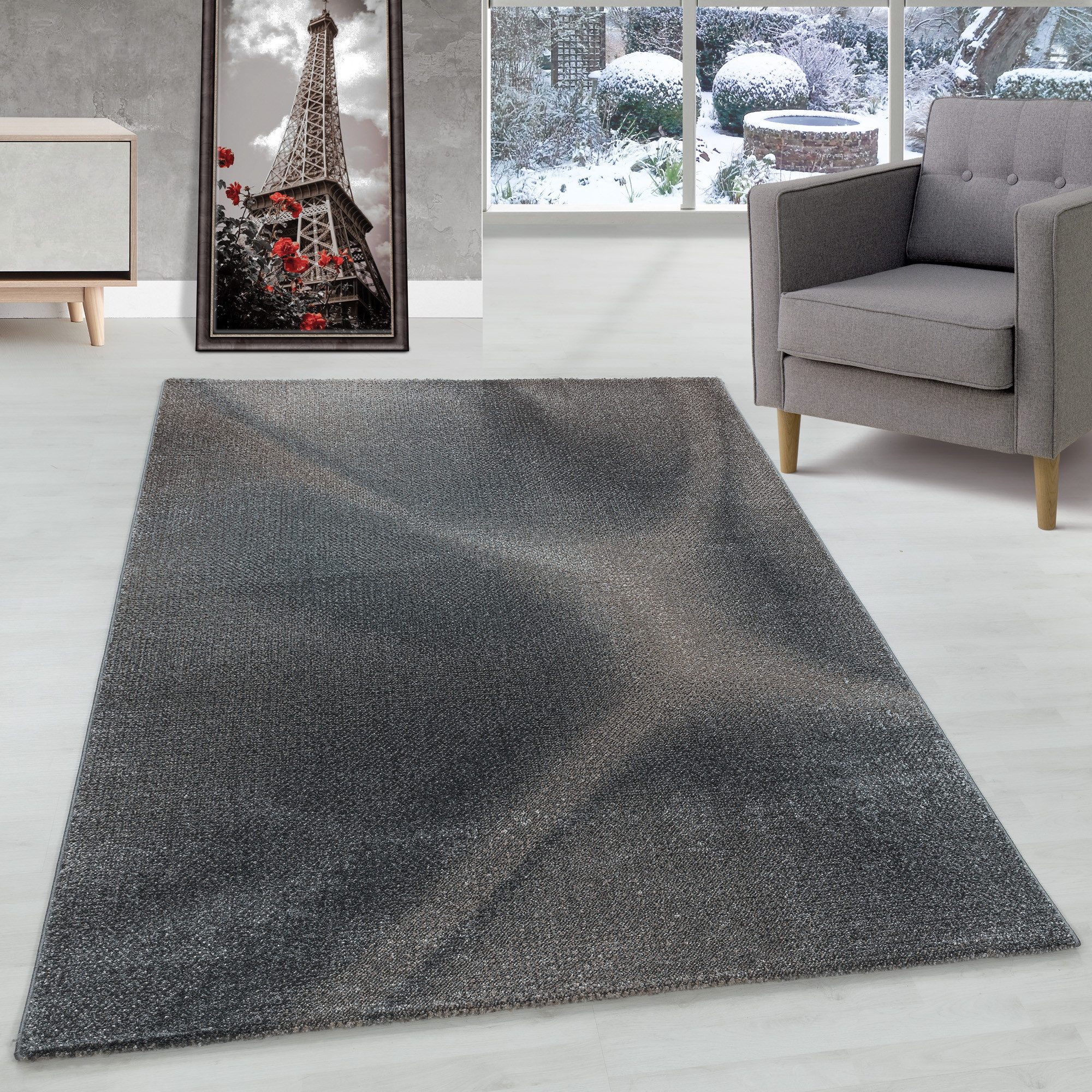 Carpettex Frisé-Teppich Abstrakt Design, Läufer, Höhe: günstig online kaufen