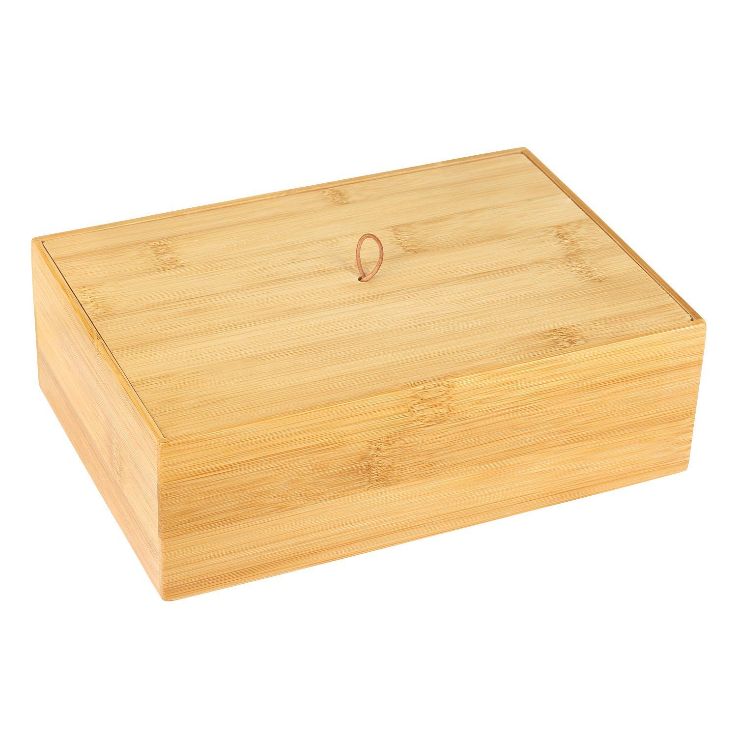 Schramm Aufbewahrungsbox Schramm® Bambus Aufbewahrungsboxen mit Deckel rechteckig 3 verschiedene Größen Organizer Ordnungsbox (22 St)