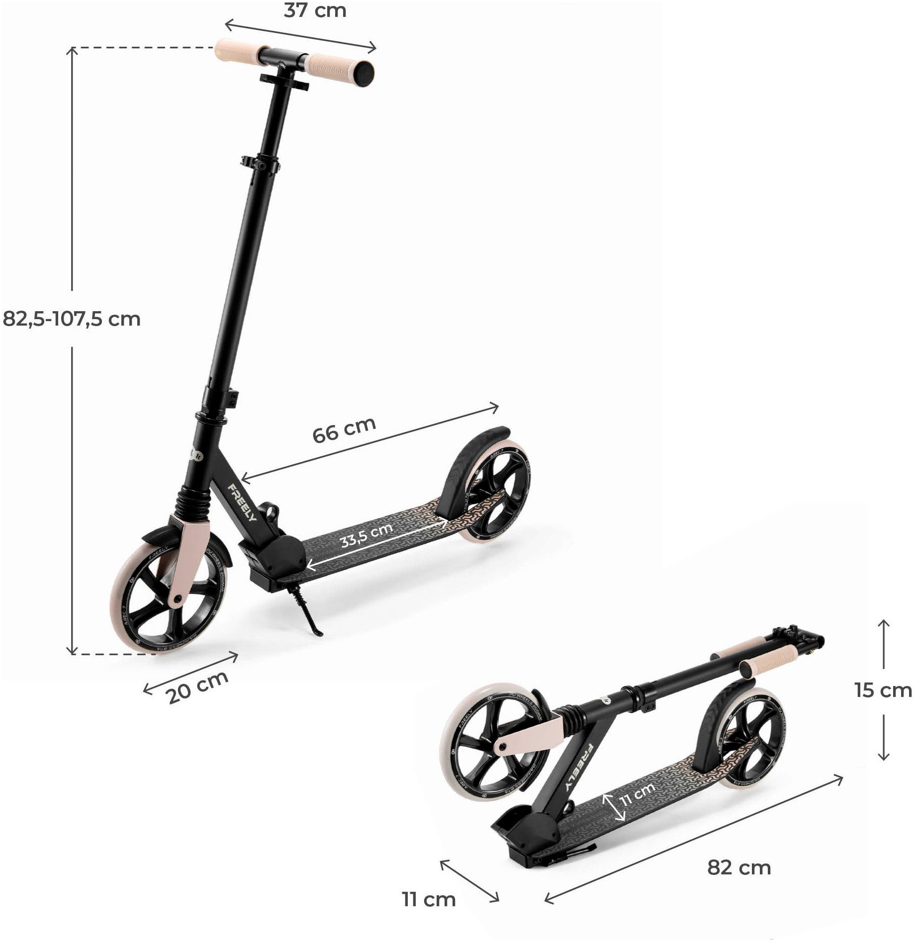 Kinderkraft Tretroller FREELY