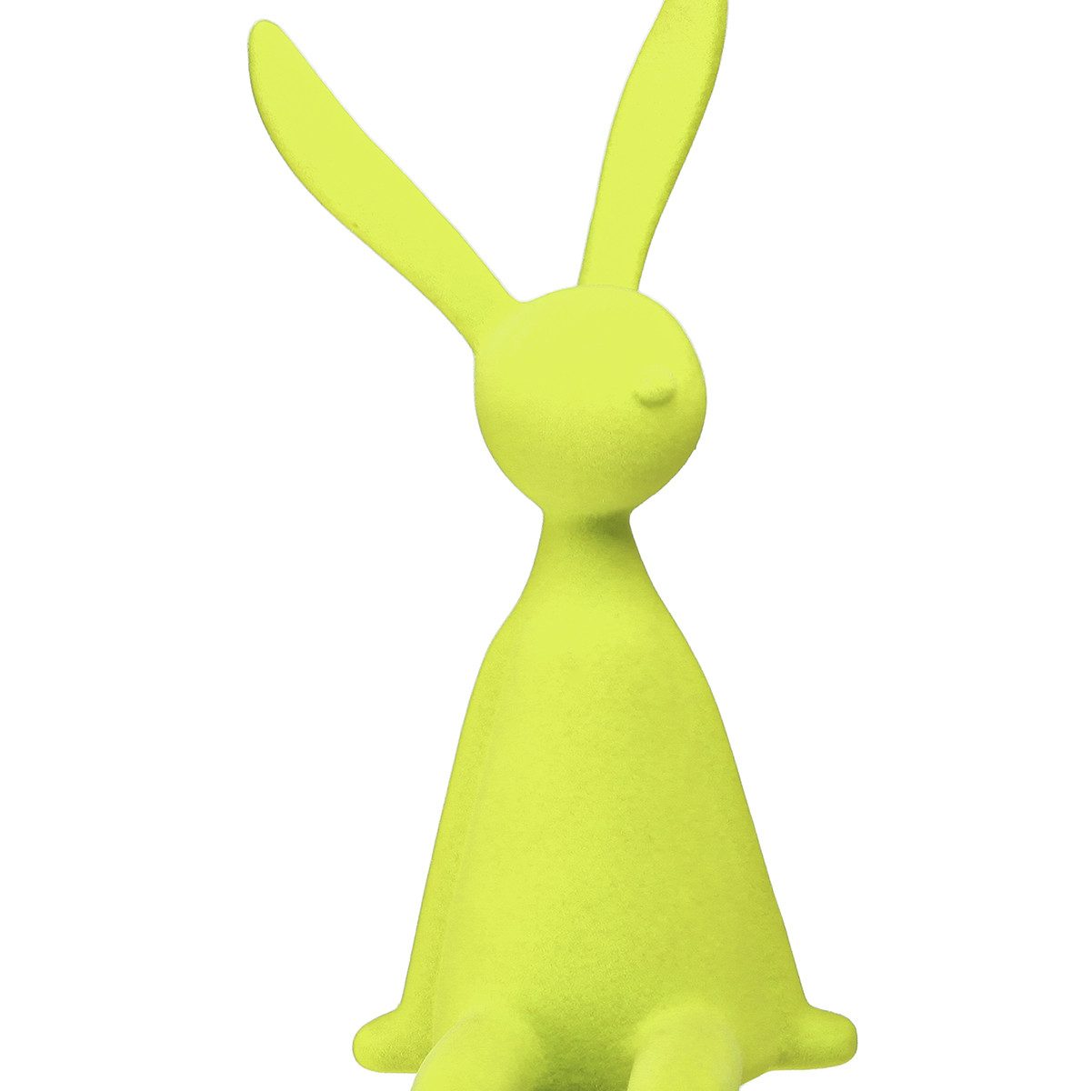 Florists Products Osterhase Kantenhocker Hase für Osterdekoration mit beflockter Oberfläche