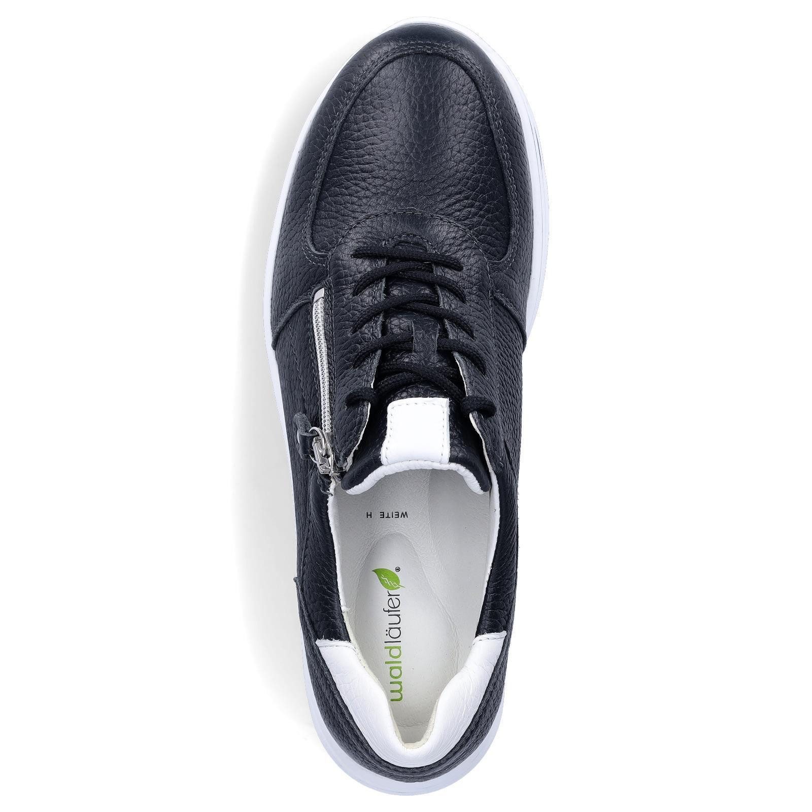 Waldläufer Waldläufer Damen Leder Sneaker blau Sneaker