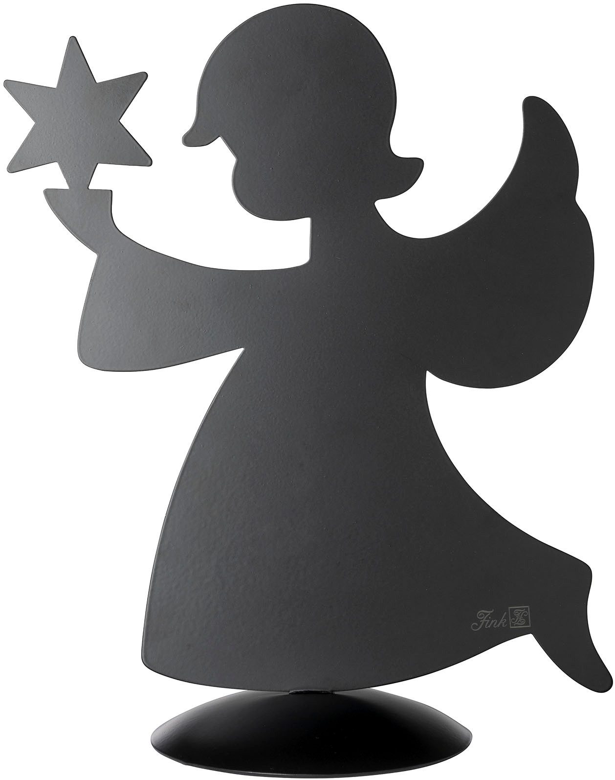 Fink Engelfigur HOLYWORKER (1 St), Adventsfigur, Engel, Dekofigur, Weihnachtsdeko aus Eisen