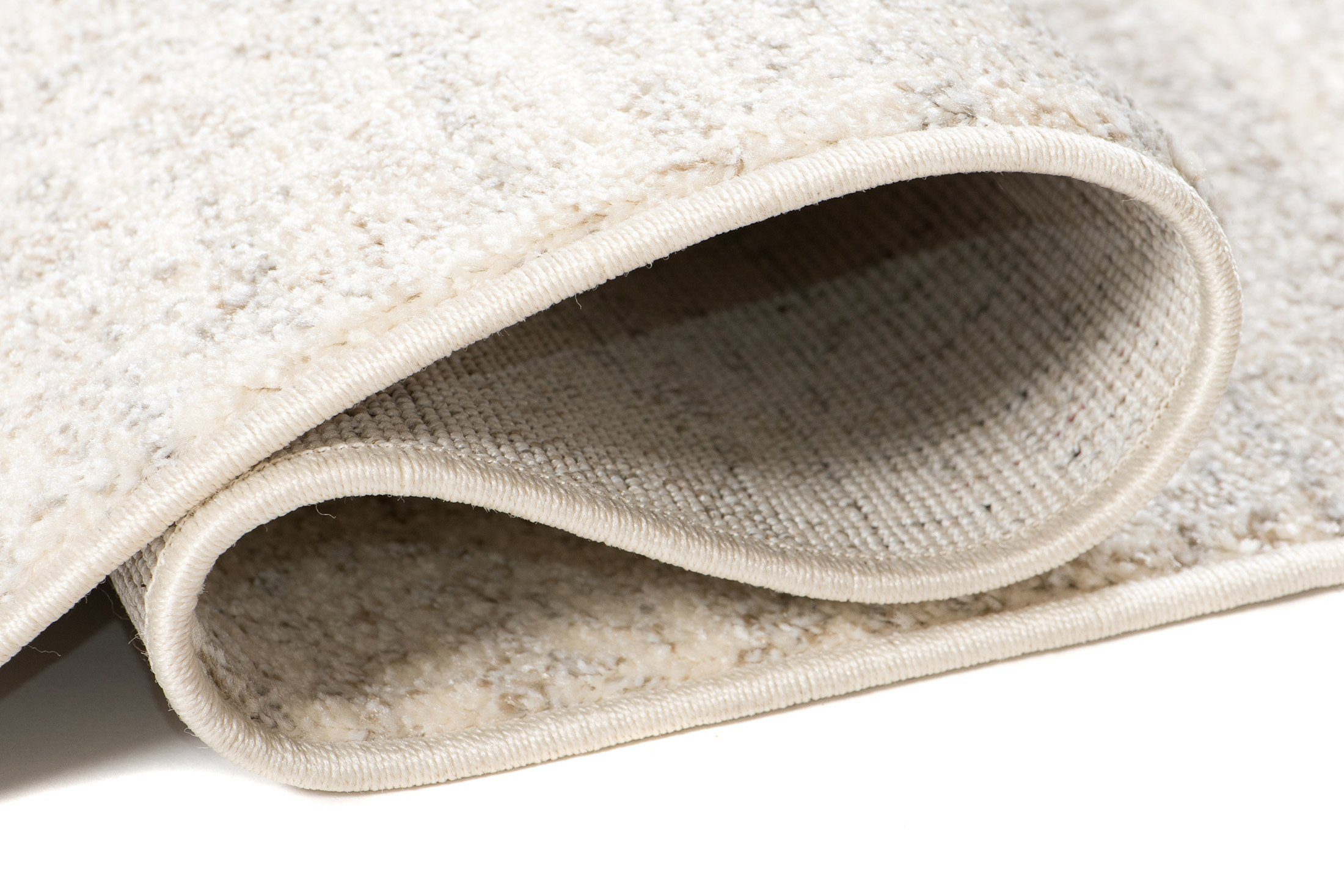 Mazovia Läufer Läufer Flurläufer Einfarbig für Vorzimmer, Küche - Creme, 60 x 100 cm, Kurzflor, Meterware, Höhe 10 mm