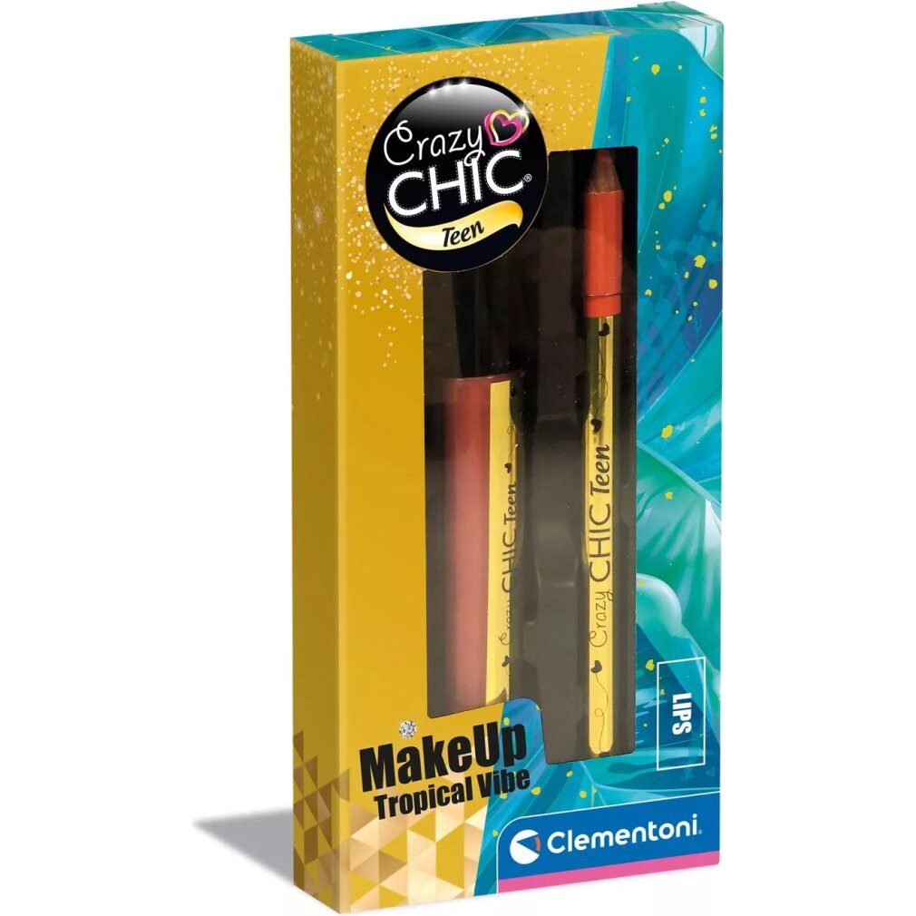 Clementoni® Theaterschminke CLEMENTONI Crazy Chic Teen: MakeUp Lips Tropical Vibe