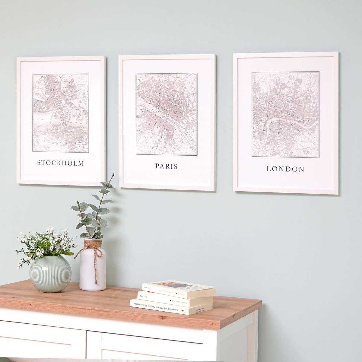 PHOTOLINI Bilderrahmen 3er Set, stabiles MDF-Holz, günstig online kaufen