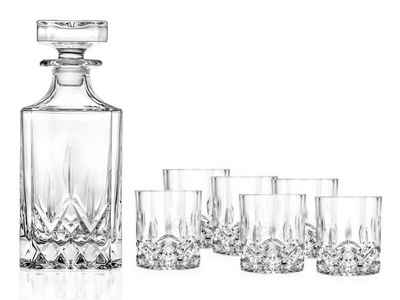 RCR Gläser-Set RCR Opera Whisky Bottle + Whiksy 6er, Glas