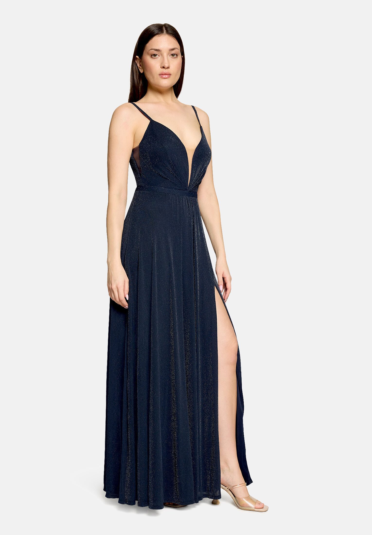 Vera Mont Abendkleid Damen mit Lurexfaden