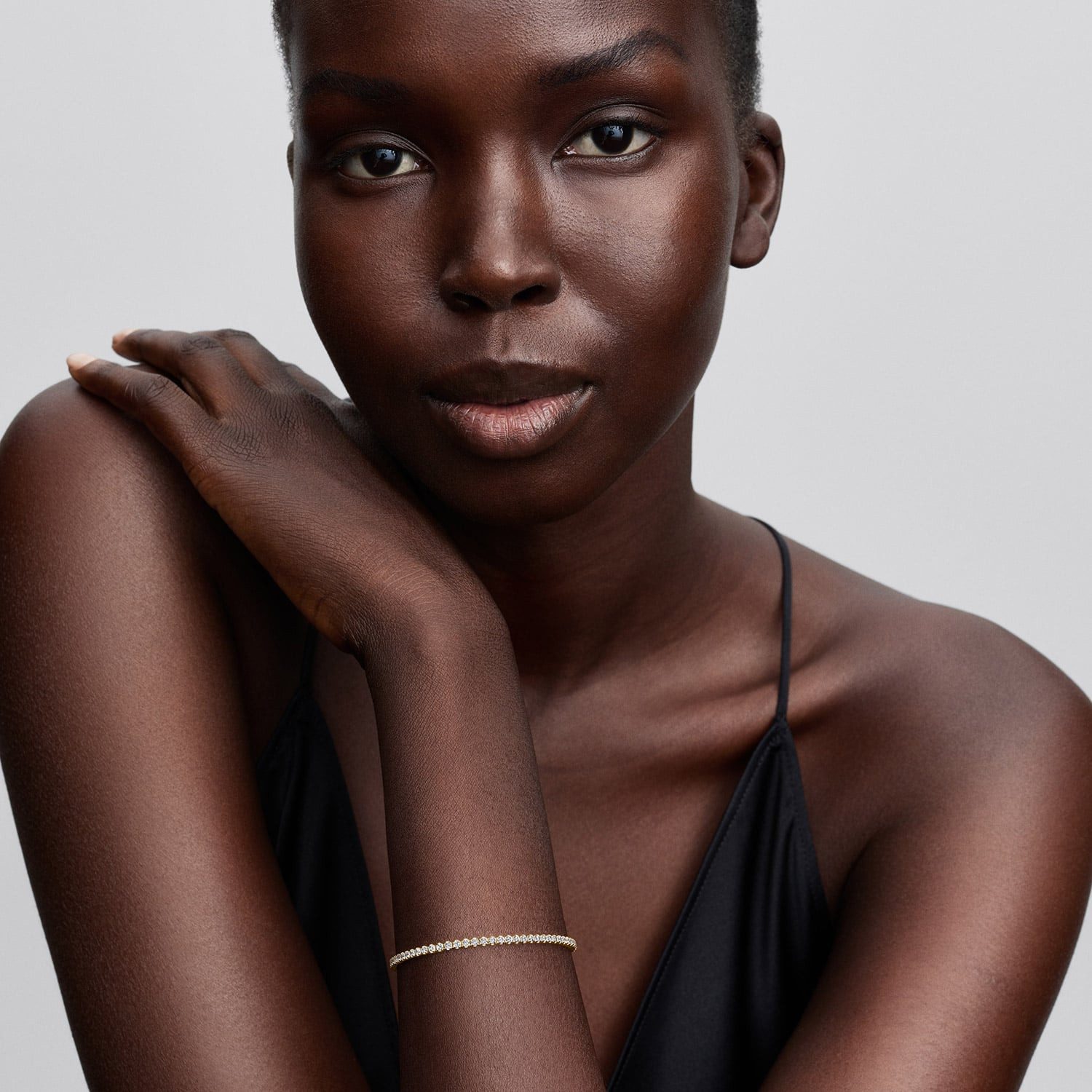 Pandora Tennisarmband Tennisarmband für Goldfarben Zirkonia