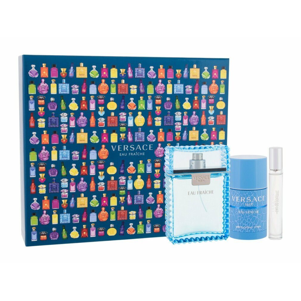 Versace Eau de Toilette Man Eau Fraiche Set (EdT) 100 + + Deodorant