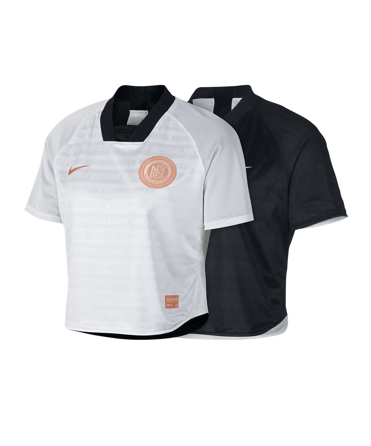 Schwarz T-Shirt Sportswear Crop default Damen F.C. Nike Top