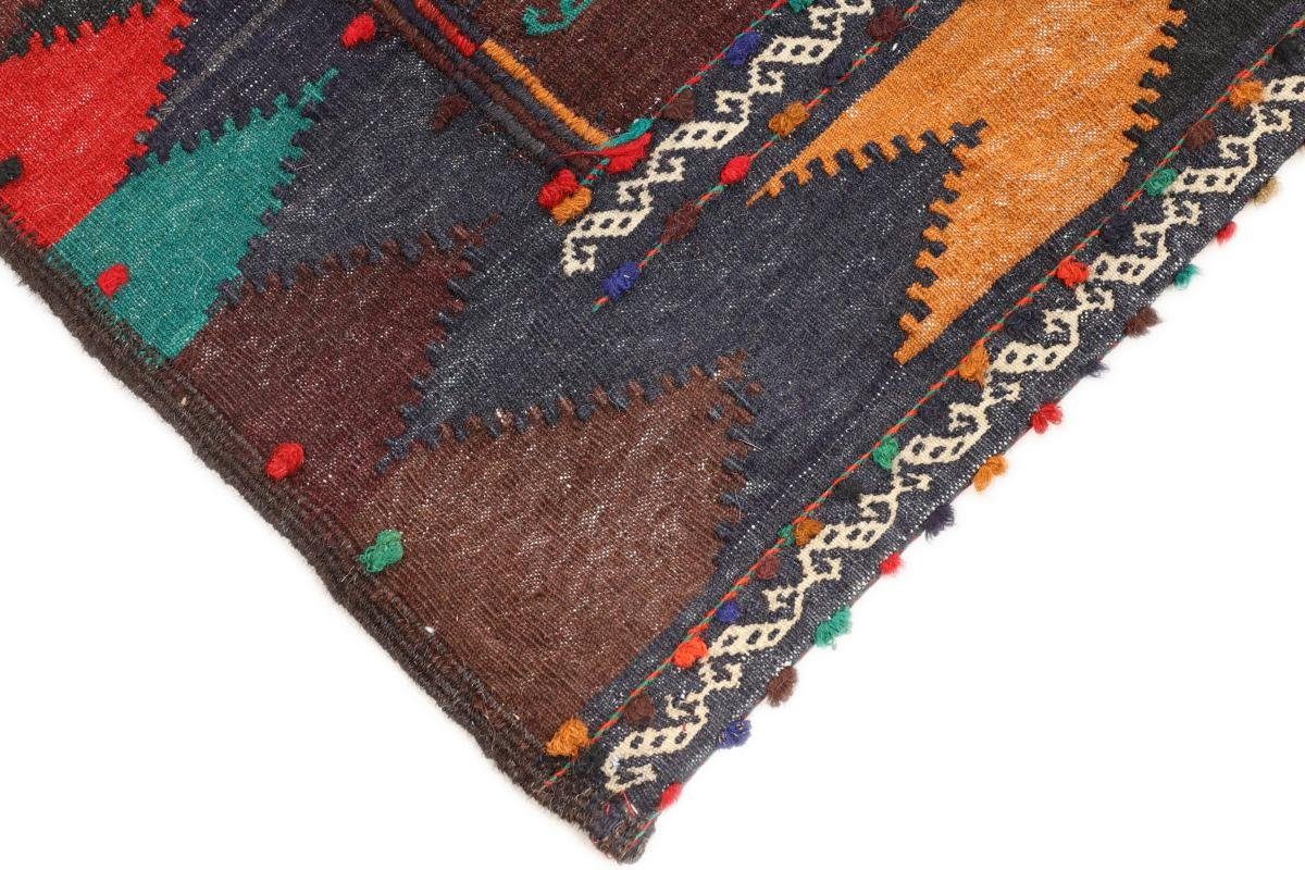 129x123 Handgewebter rechteckig, Kelim Orientteppich Orientteppich Afghan Quadratisch, mm Nain Antik Trading, 3 Höhe: