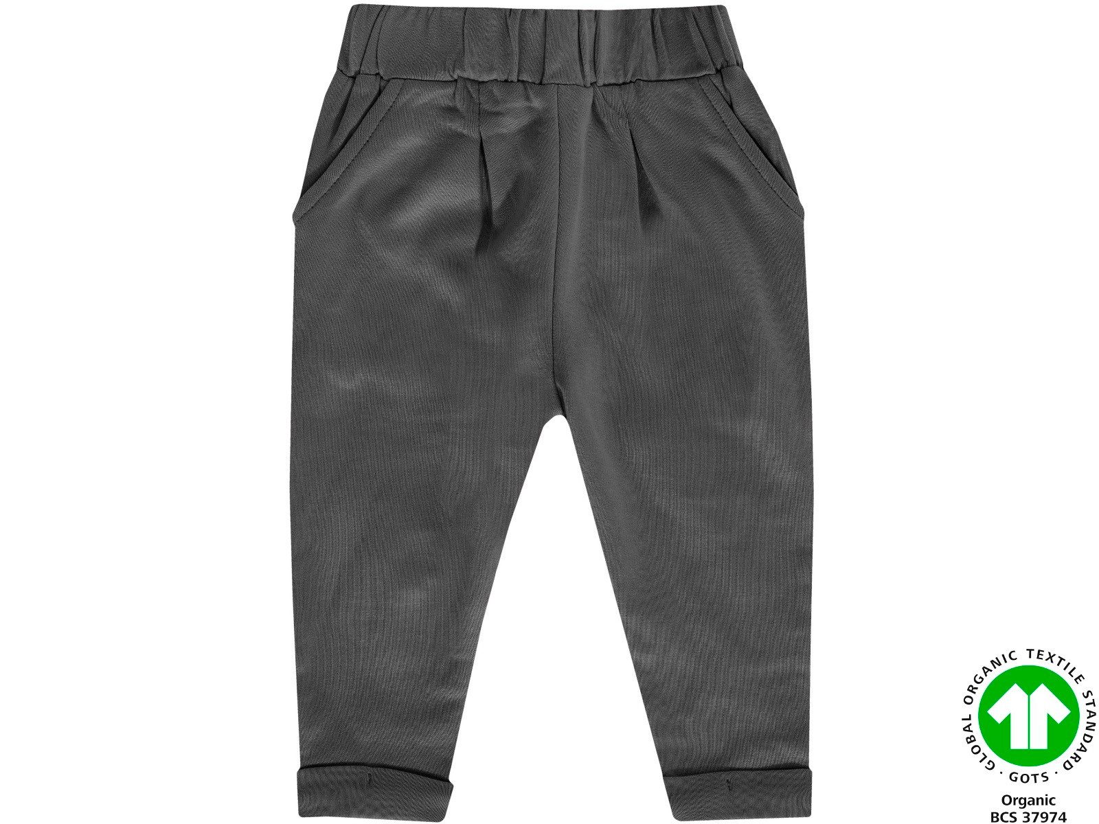 JACKY Schlupfhose Jacky Hose für Mädchen in Dunkelgrau und Rosa