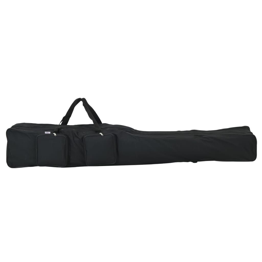 vidaXL Sporttasche Angelrutentasche Schwarz 150 cm Oxford-Gewebe