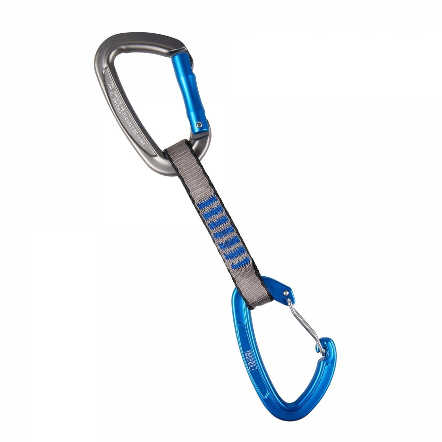 LACD Karabiner Quickdraw Start Evo II Karabiner blue/grey