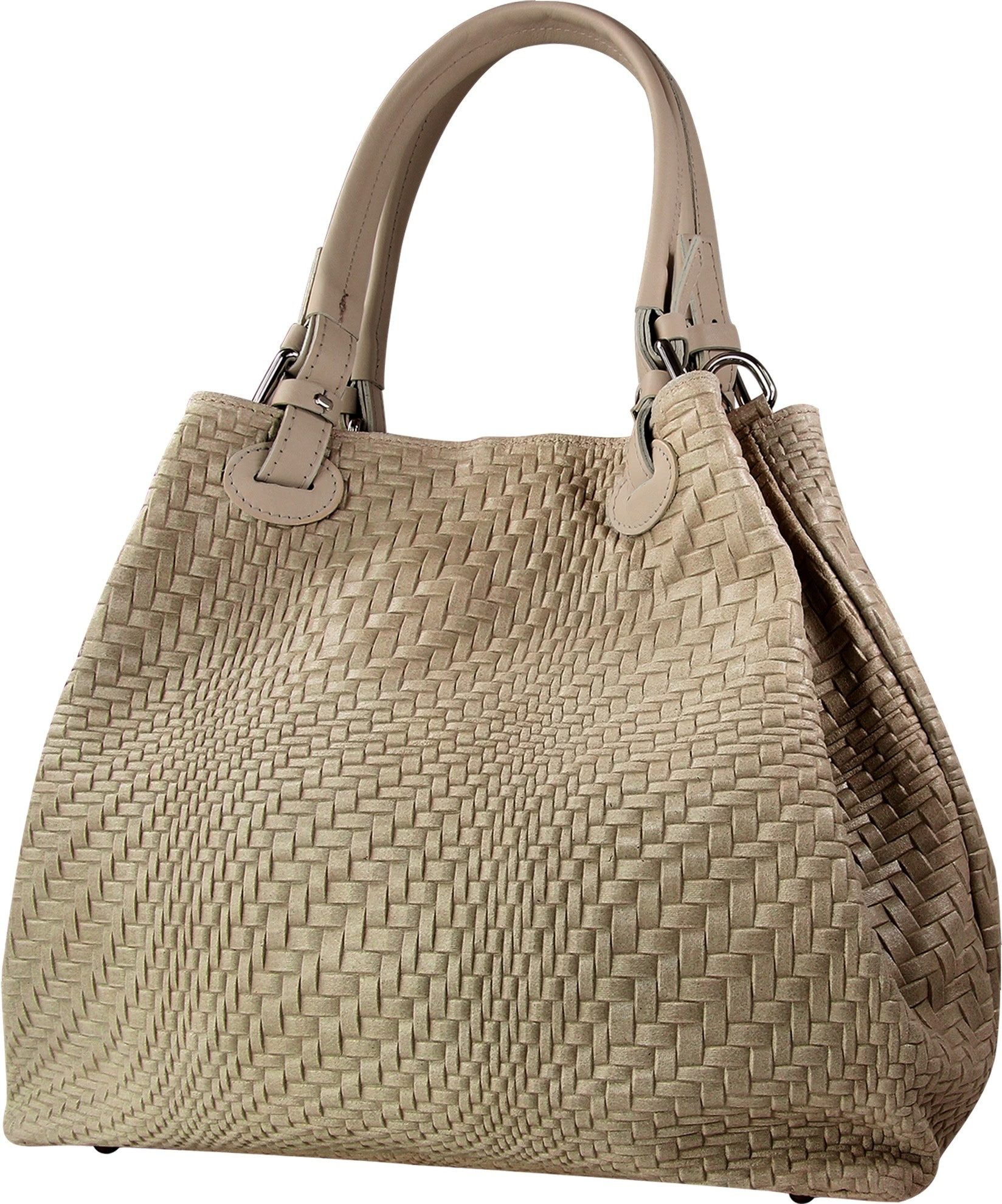 Toscanto Handtasche Toscanto Tasche abstraktes Flechtmuster günstig online kaufen
