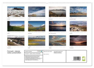 CALVENDO Wandkalender Fernweh 2023 – Islands weite Landschaften (Premium, hochwertiger DIN A2 Wandkalender 2023, Kunstdruck in Hochglanz)