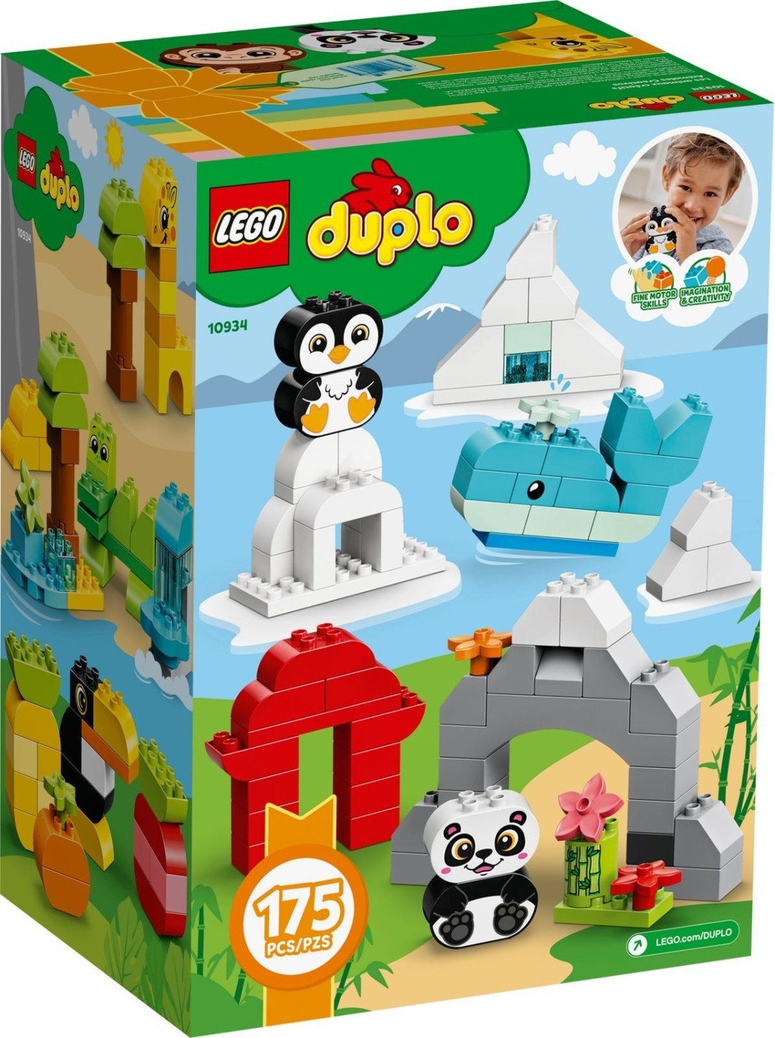 LEGO® DUPLO® Bausteine - Großer Tierspaß Spielbausteine, (175 St)