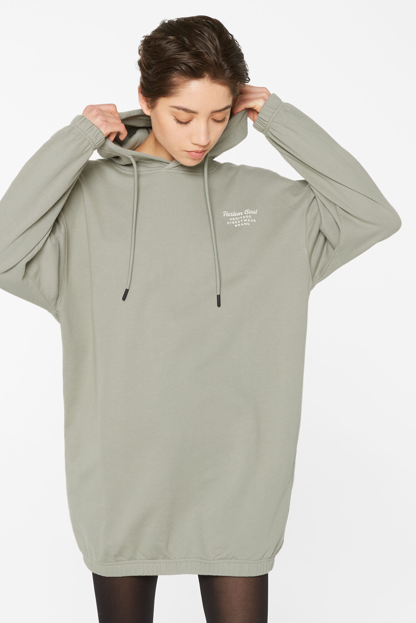 Harlem Soul Sweatkleid aus Baumwolle günstig online kaufen