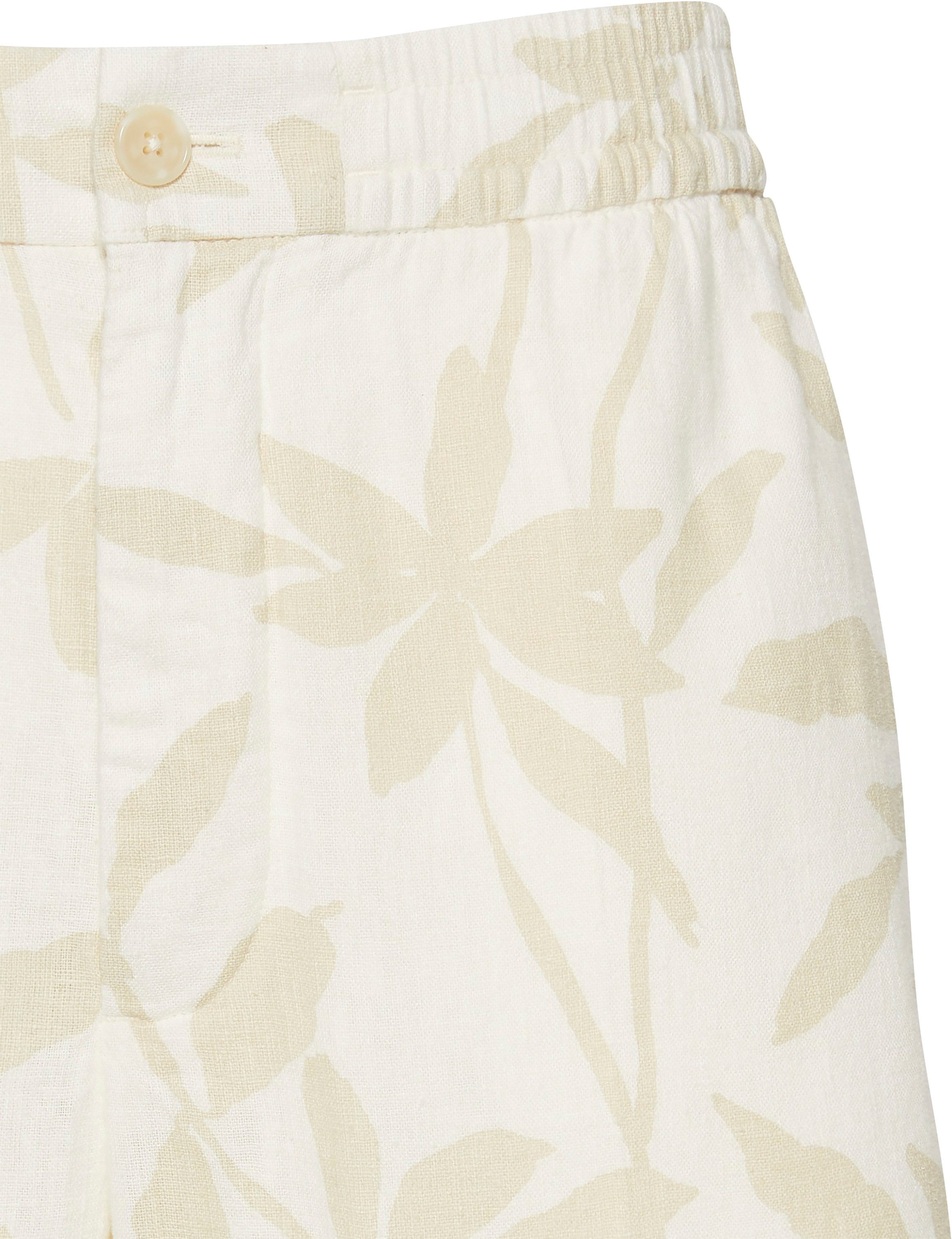 Shorts LINEN AOP PULL ON SHORT