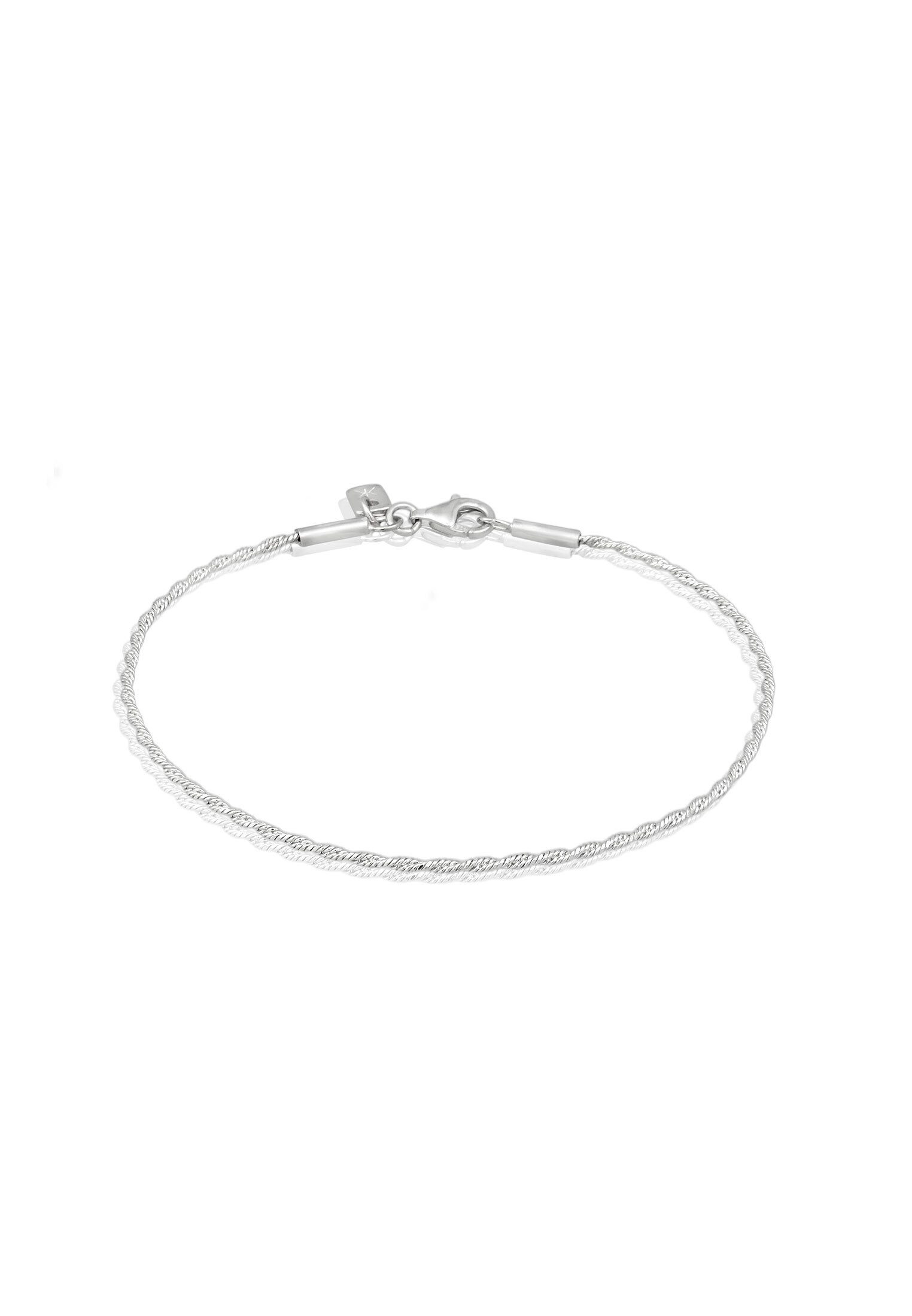 Kuzzoi Silberarmband Herren Kordelkette 925 Sterling Silber günstig online kaufen