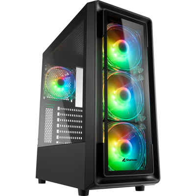 Sharkoon PC-Gehäuse TK4 RGB, Gehärtetes Glas