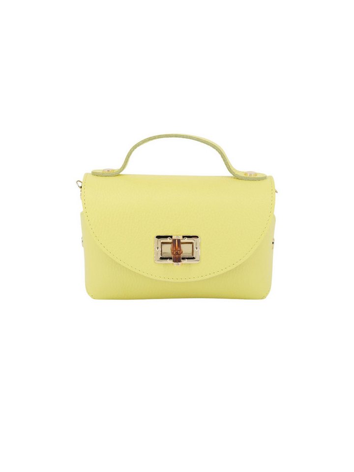 BRISE TASCHE Schultertasche Mini-Schultertasche aus Echtleder mit verstellbarem Riemen (Einzelartikel), Echtleder, Reißverschlussfach, verstellbarer Schulterriemen