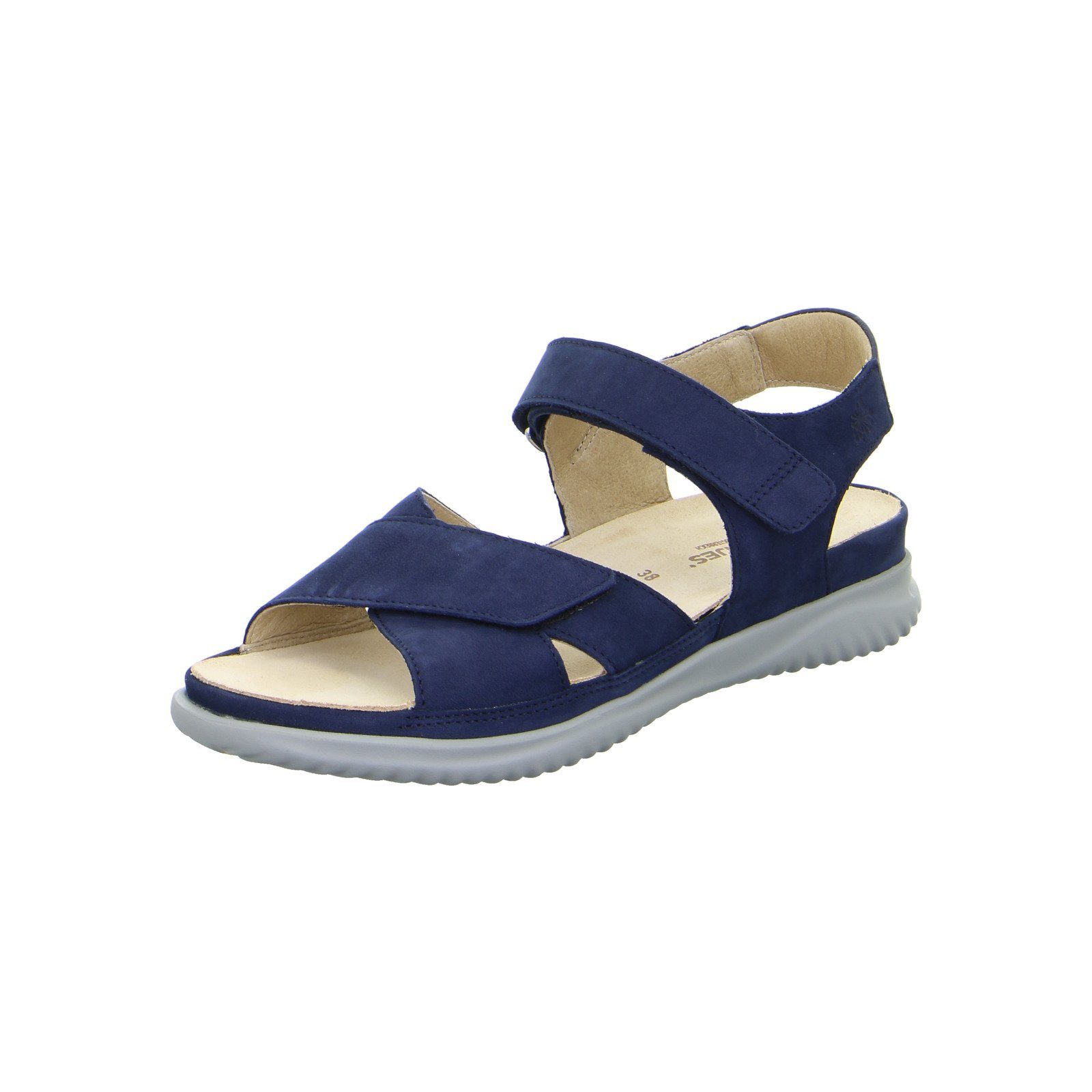 Hartjes Breeze - Damen Schuhe Sandalette Nubuk blau