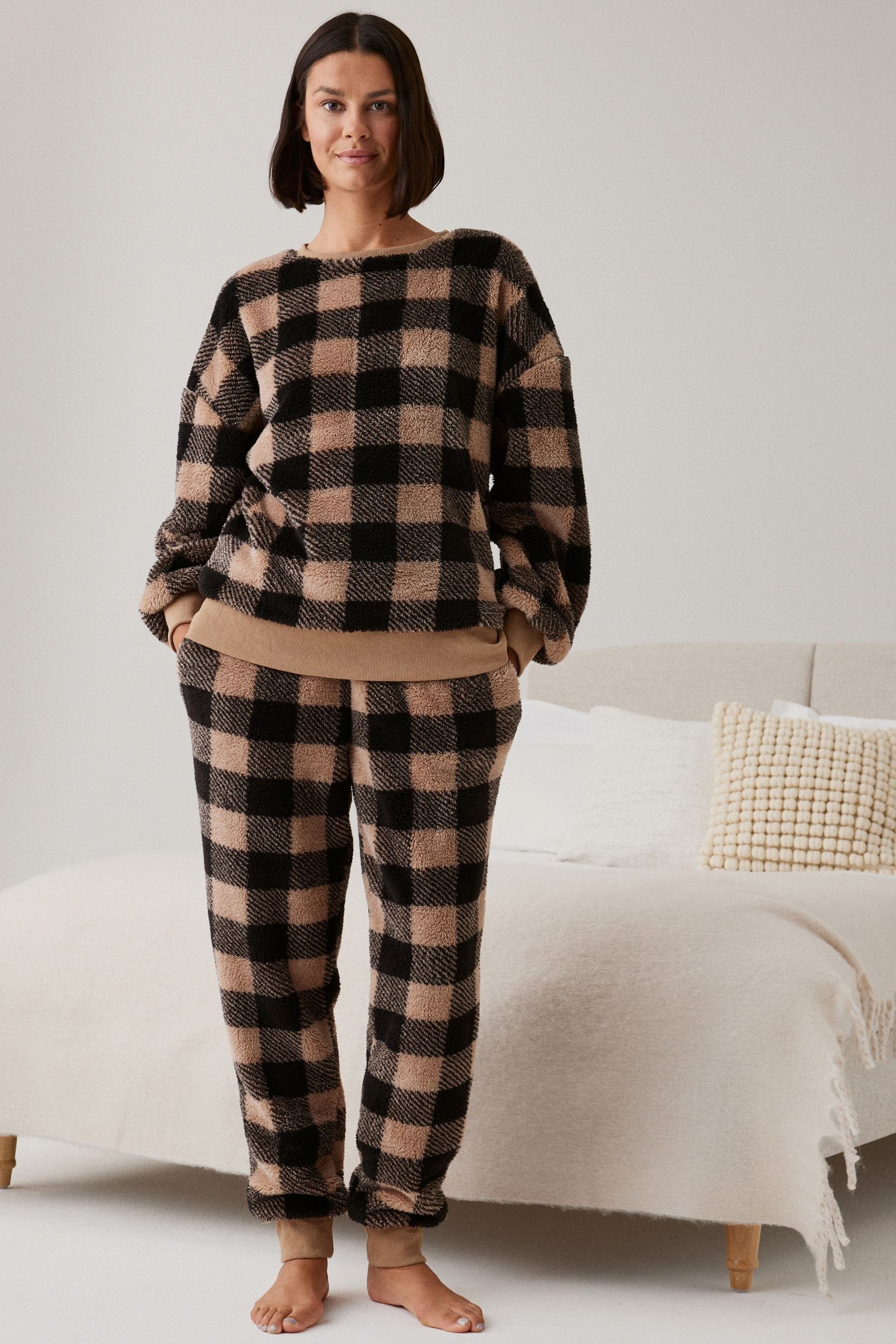 Damen Next (2 Pyjama für Fleece-Pyjama tlg) (Familienkollektion)