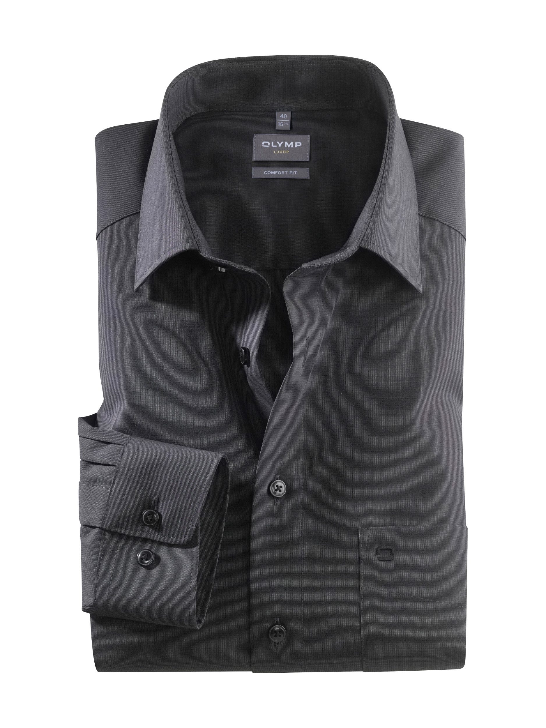 OLYMP Businesshemd 025564-Hemden schwarz