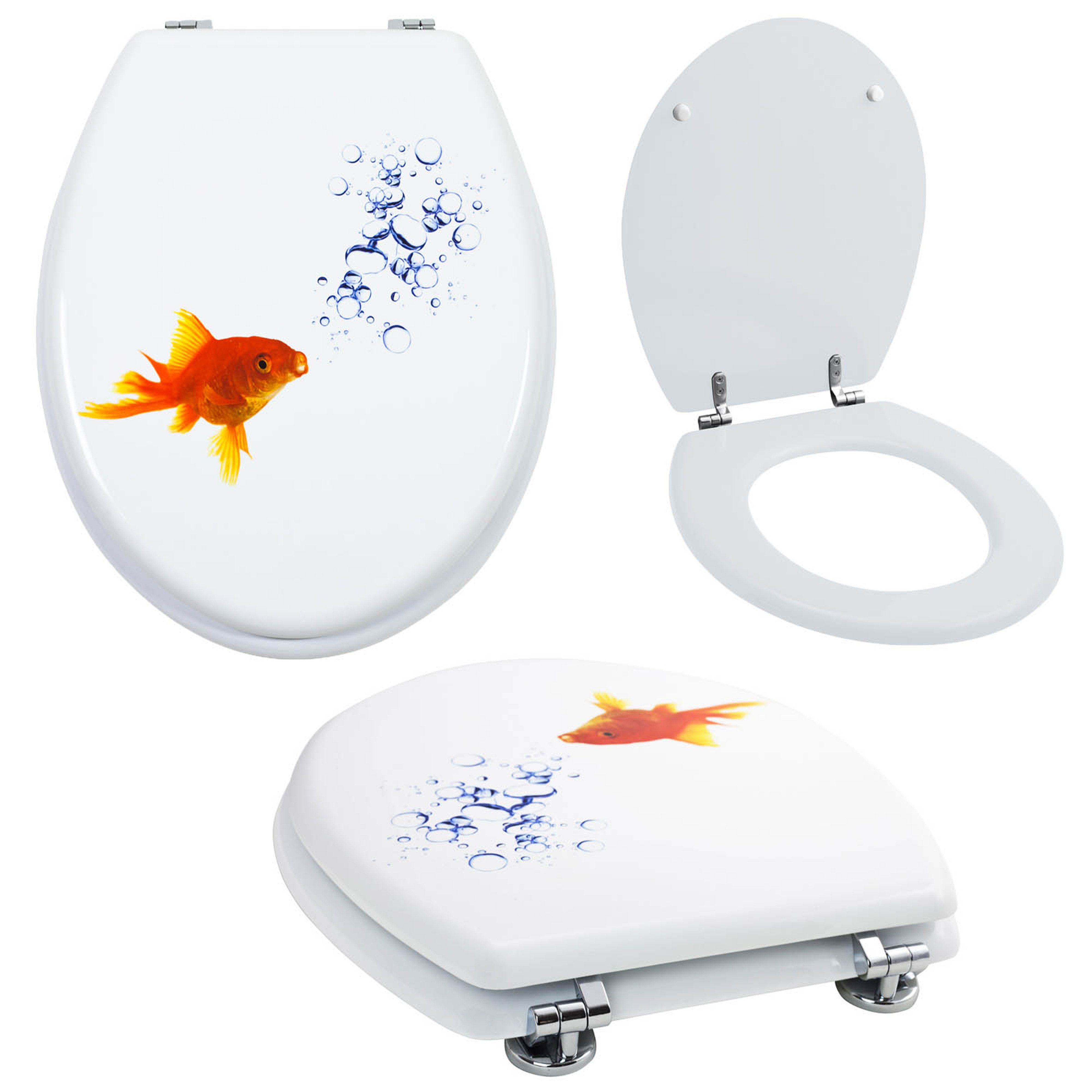 Grafner WC-Sitz Grafner WC Sitz aus MDF Toilettensitz verschiedene Motive