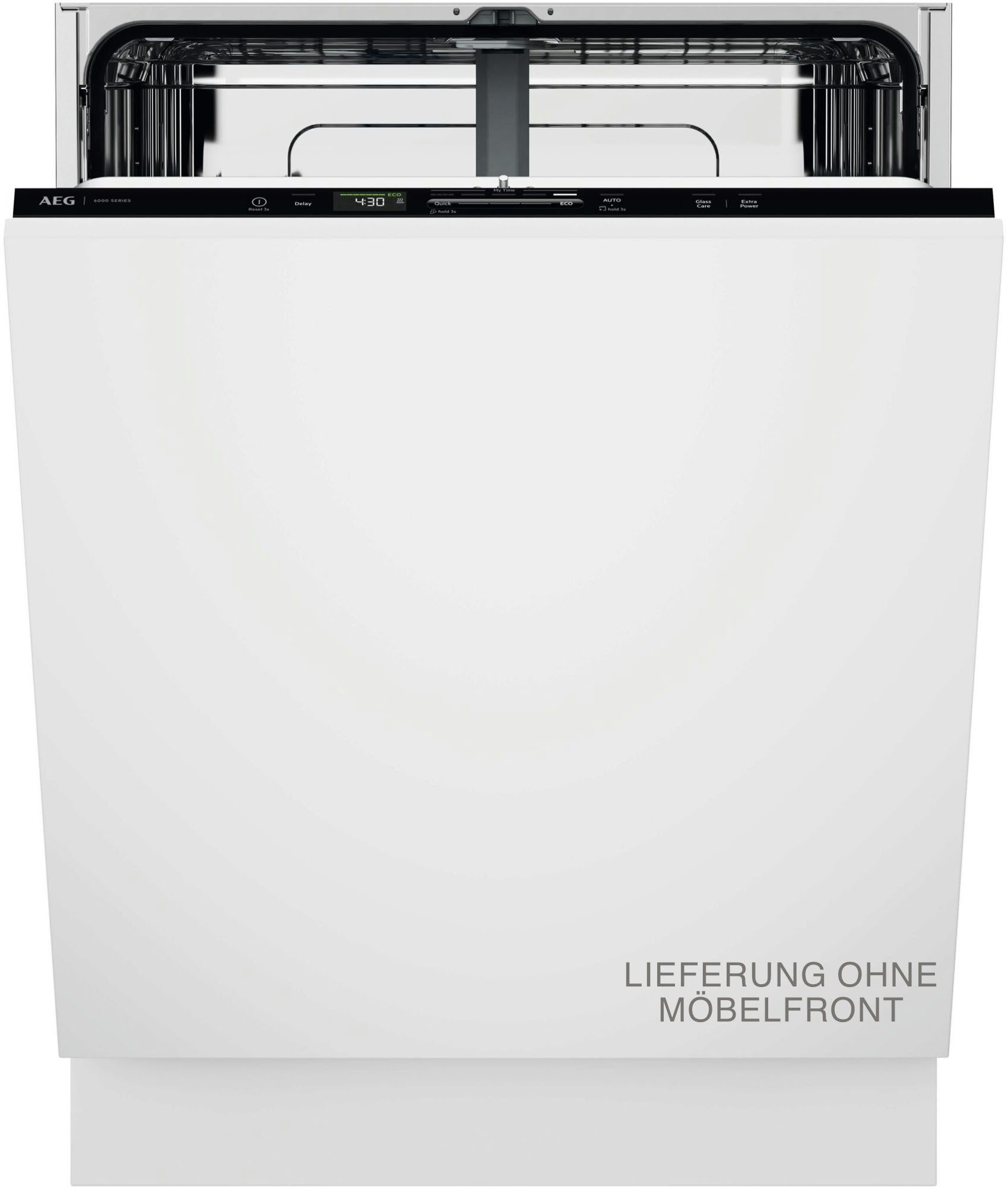 AEG vollintegrierbarer Geschirrspüler 6000 GI620C2SC, Spülmaschine – starke Sprühabdeckung, viel Platz & sauber