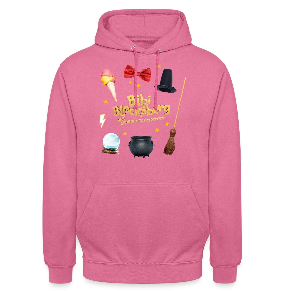 Hoodie Bibi Blocksberg Film Mit Hexenzubehör Und Logo Unisex Hoodie