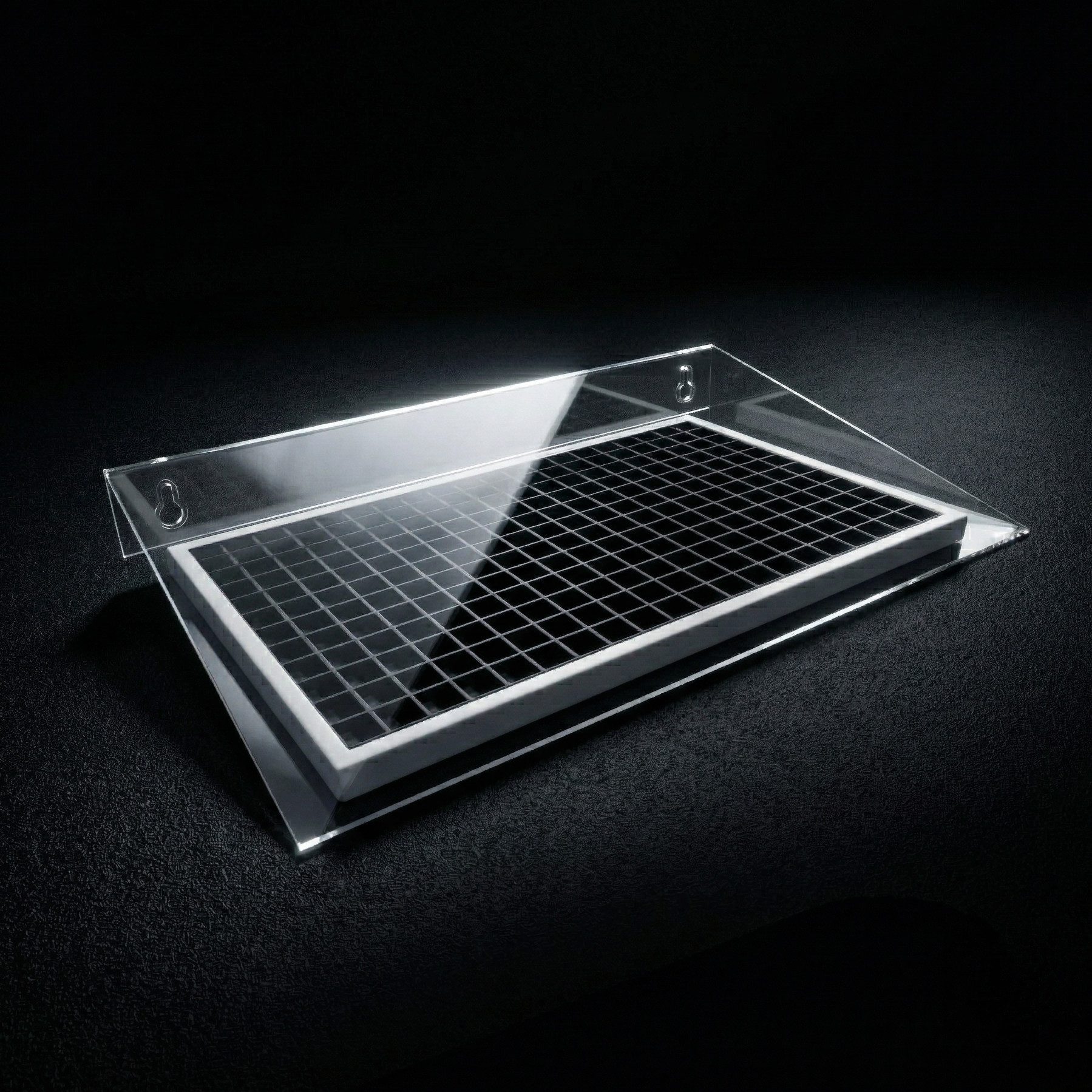 queence Lichtschachtabdeckung aus Acryl, Kellerschacht-Abdeckung, Schneeschutz, Regenschutz, Schutz vor Starkregen, Schmutz, Schimmel, Laub und Schnee