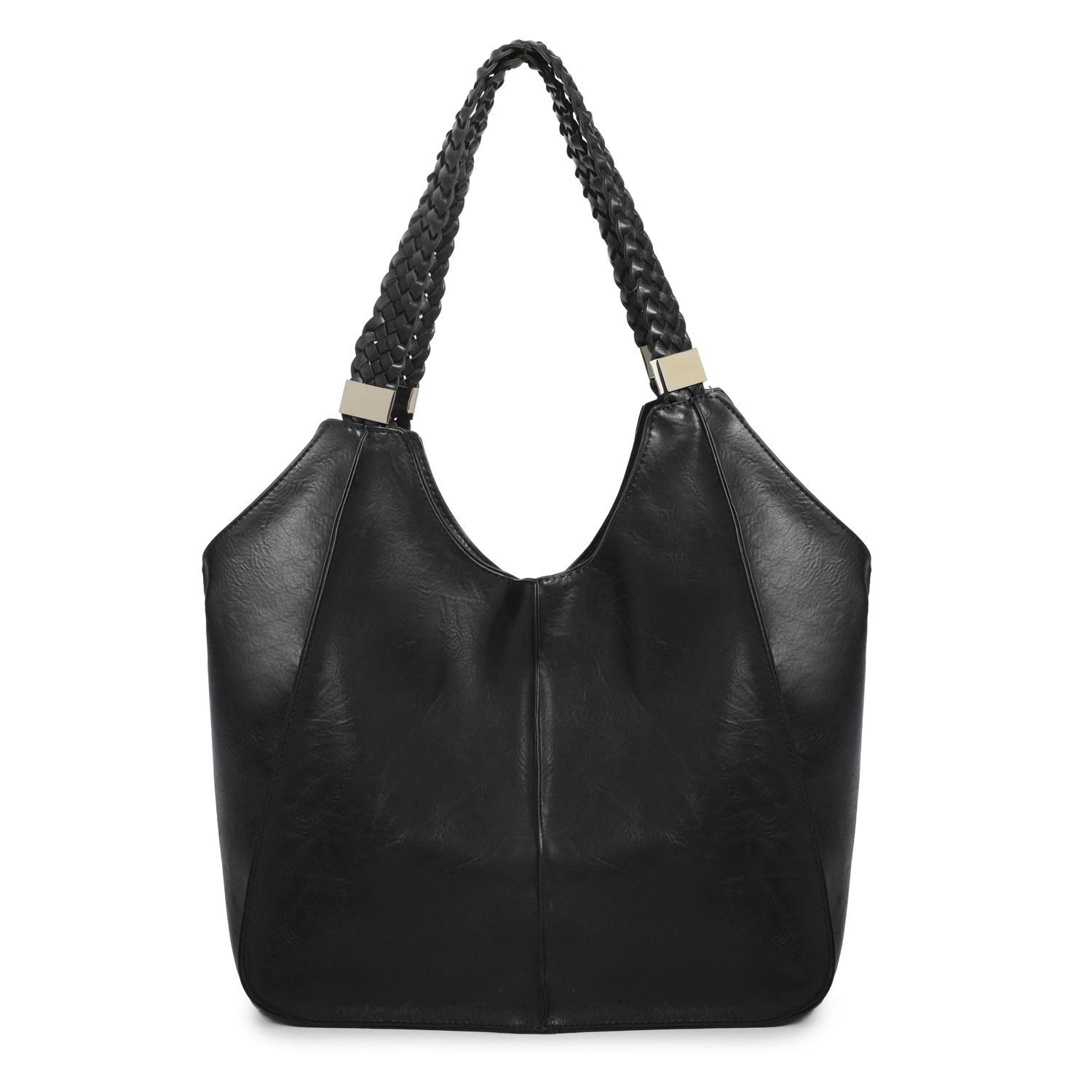 ITALYSHOP24 Schultertasche Damen XXL FLECHTOPTIK Hand-Tasche Shopper Busine günstig online kaufen
