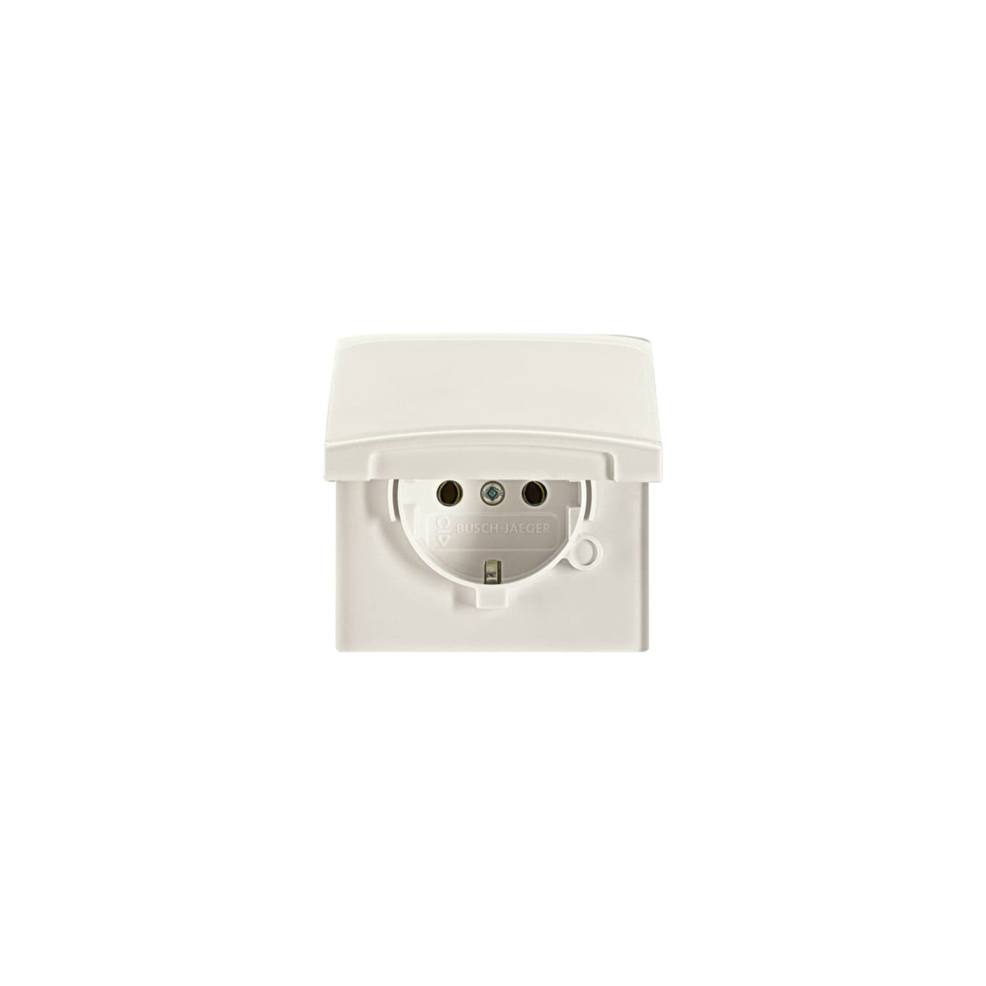 Busch-Jaeger Steckdose Busch-Jaeger Schuko-Steckdoseneinsatz IP44 weiß 20 EUGK-32-101