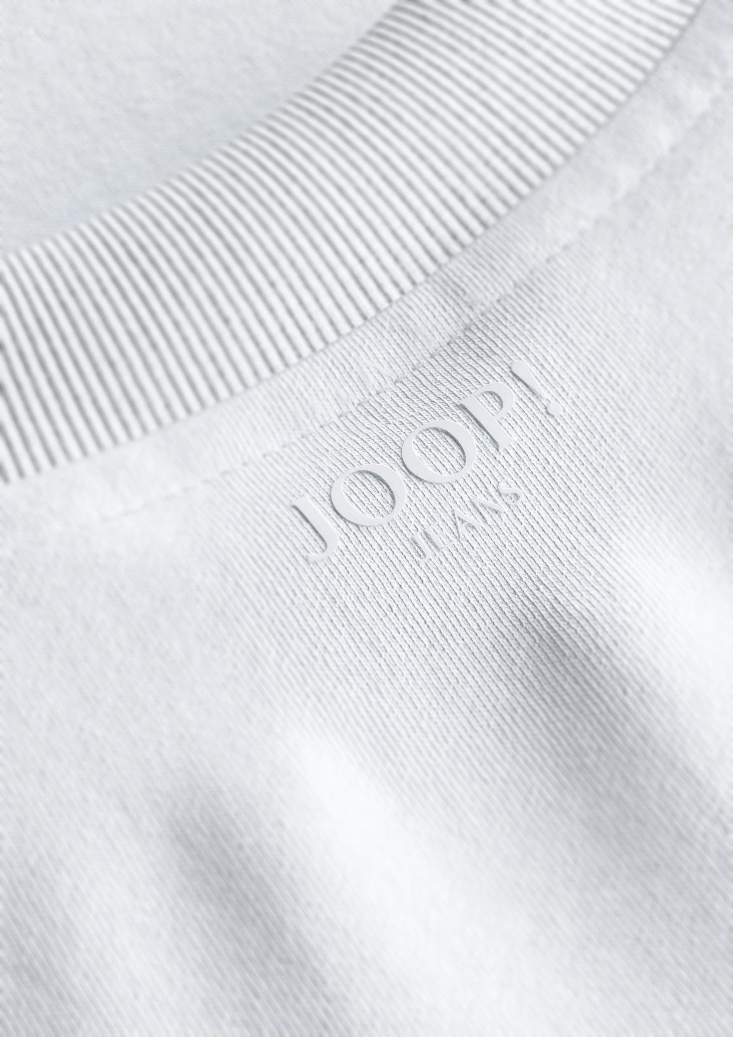 Joop Jeans Rundhalsshirt Cedric Etikett seitlich am Rumpf, elastischer Rundhalsausschnitt