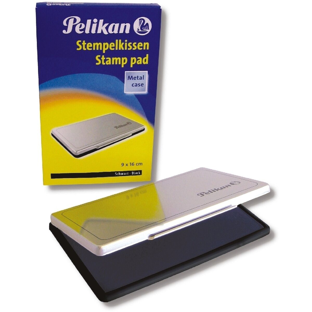 Pelikan Stempel Stempelkissen Gr.1 Metallgehäuse schwarz