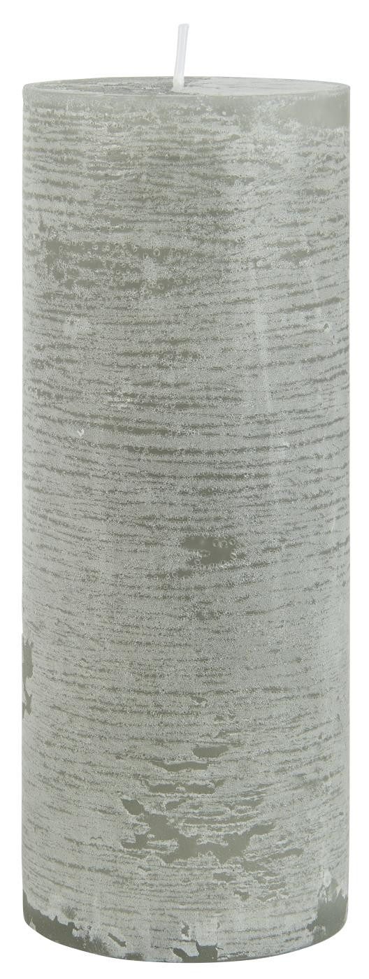 Ib Laursen Rustic-Kerze Rustikale Stumpenkerze durchgefärbt Kerze Tischkerze, Dekorative Stumpenkerze mit rustikaler Oberfläche und natürlichem Look