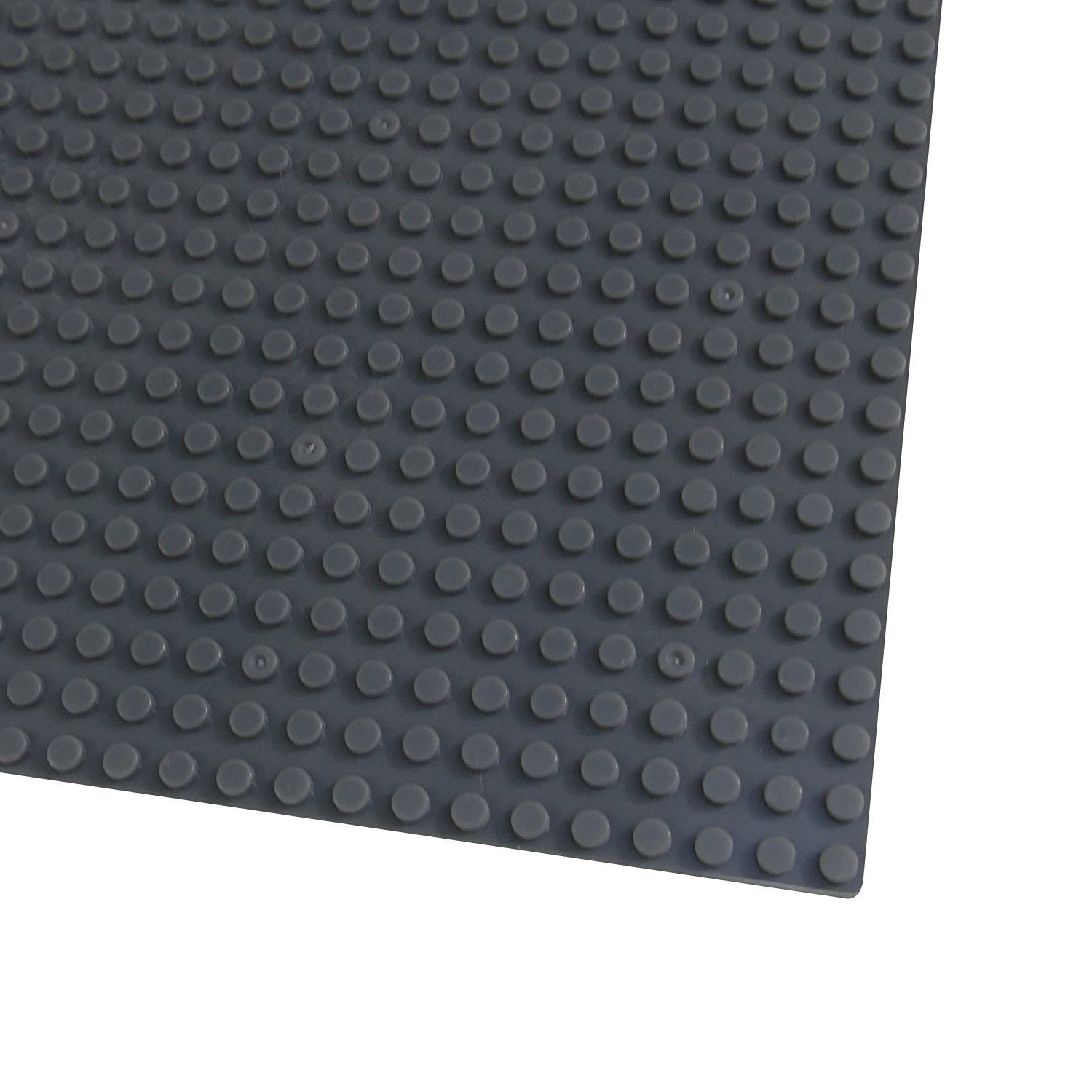 Katara Grundbauplatte 50x50 Noppen, verschiedene Farben Konstruktionsspielsteine, (1er Set), Dunkel Grau, 100% Kompatibel Sluban, Papimax, Q-Bricks, LEGO®