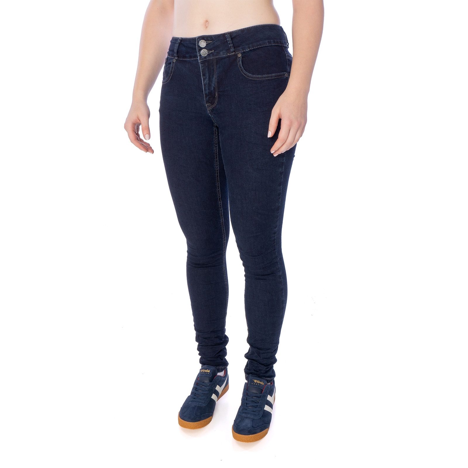 Buena Vista Slim-fit-Jeans Hose Buena Vista Tummyless stretch denim