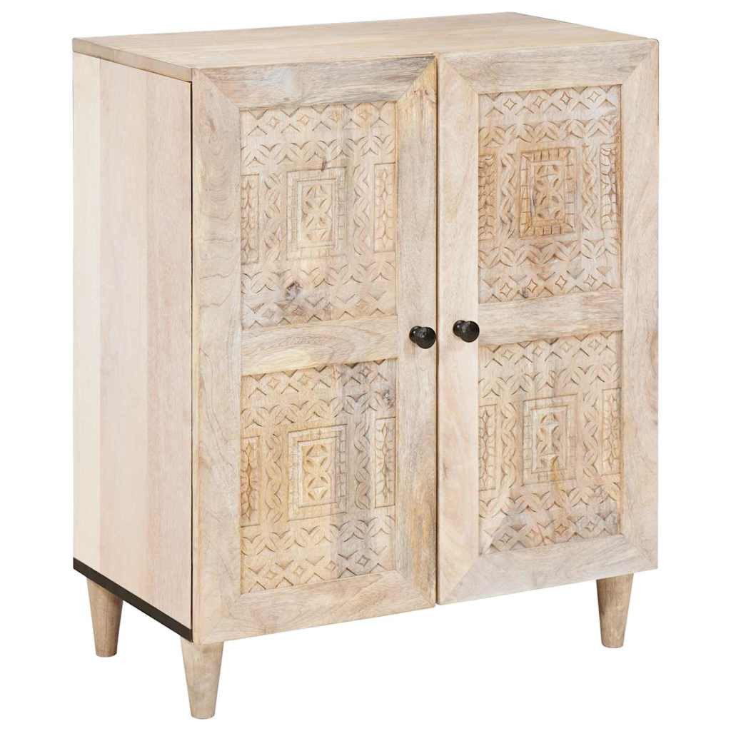 vidaXL Schranksystem Sideboard Weiß 60 x 33 x 75 cm massives holz (1-St)