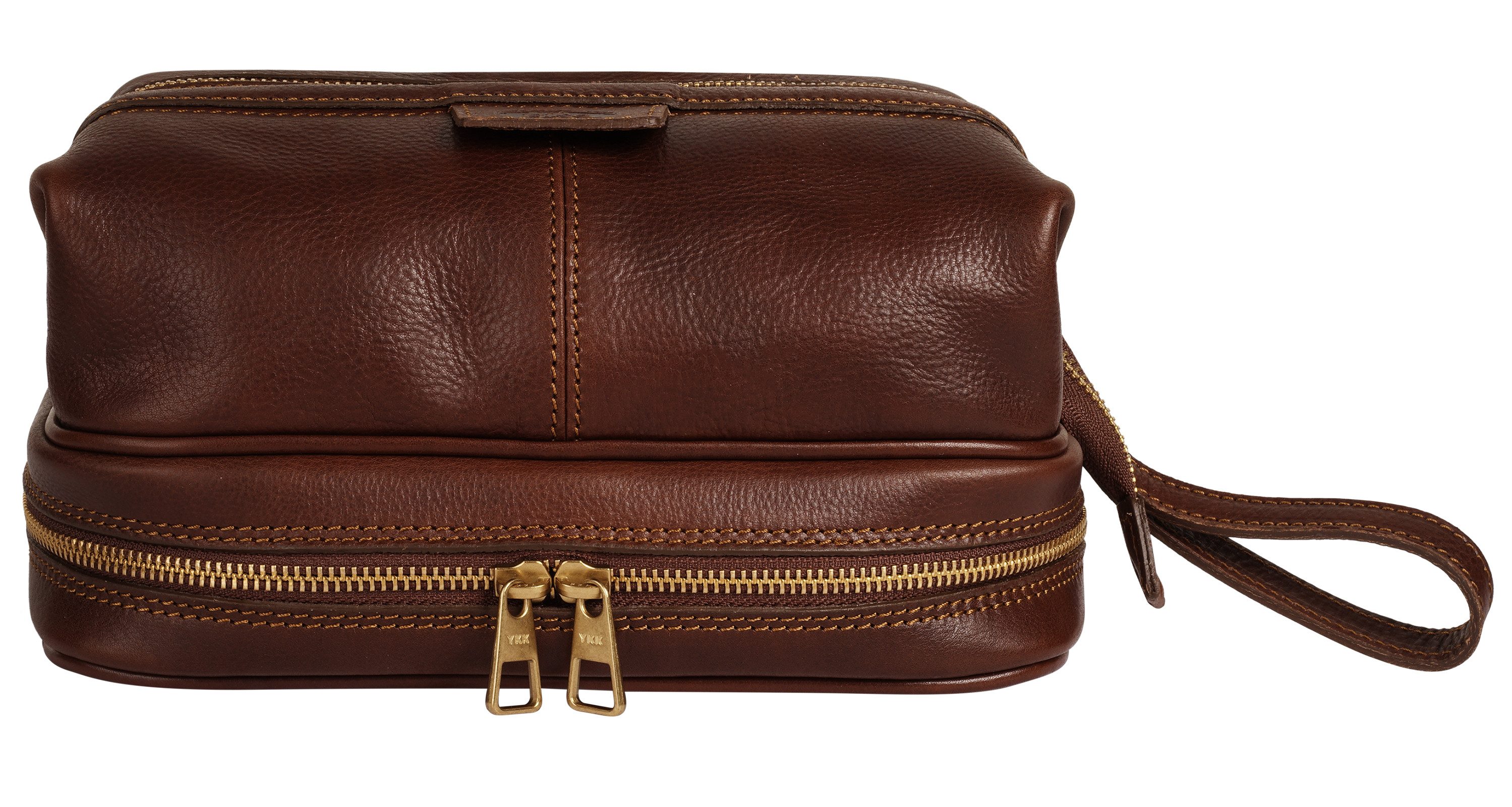 Piké Kulturbeutel, echt Leder, Made in Italy günstig online kaufen