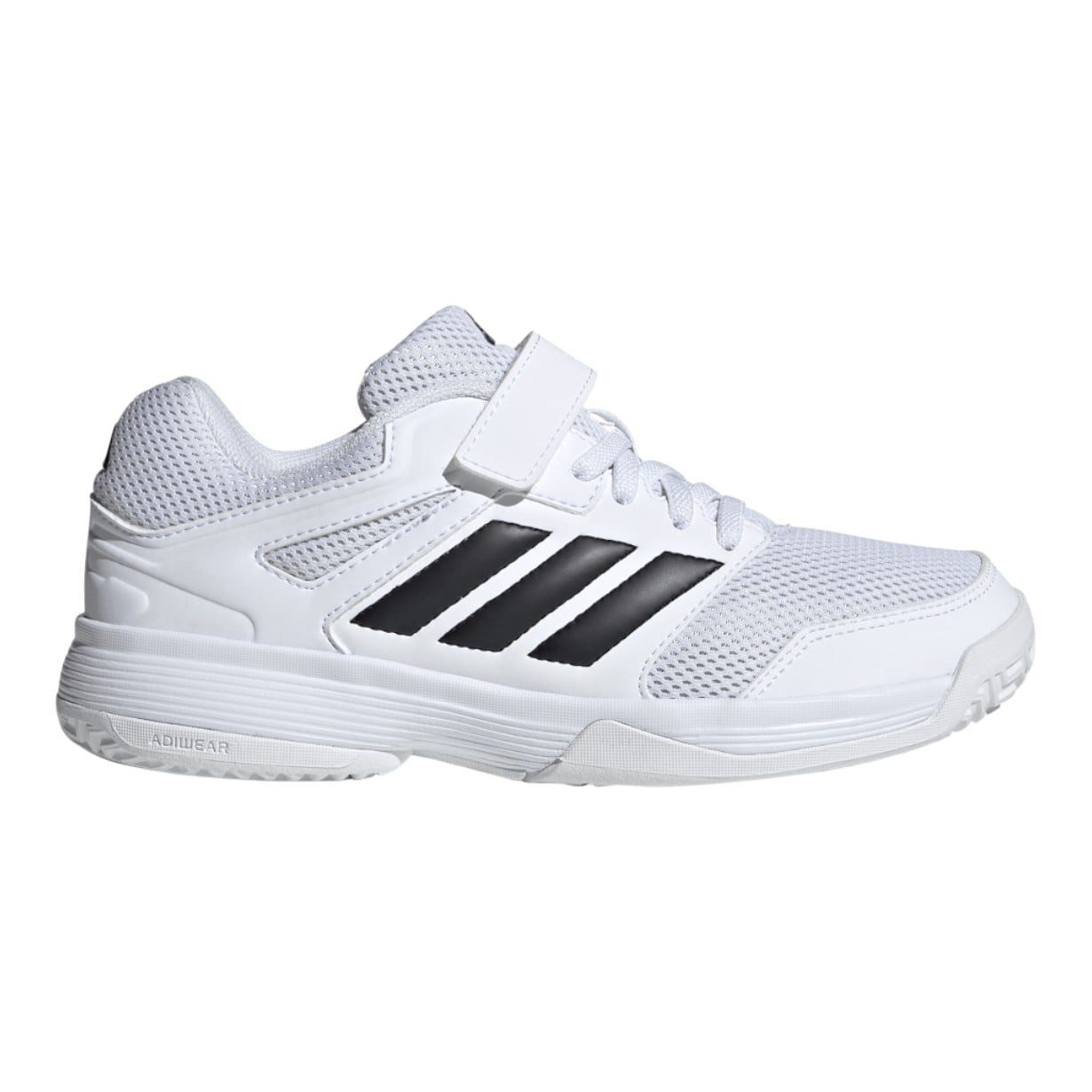 adidas Performance Hallen-Indoorschuhe Speedcourt Velcro weiss/schwarz Kinder Badmintonschuh