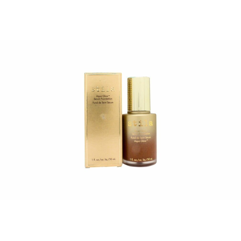 Foundation Aqua Glow Serum Foundation 30ml - Dark Für Trockene Haut