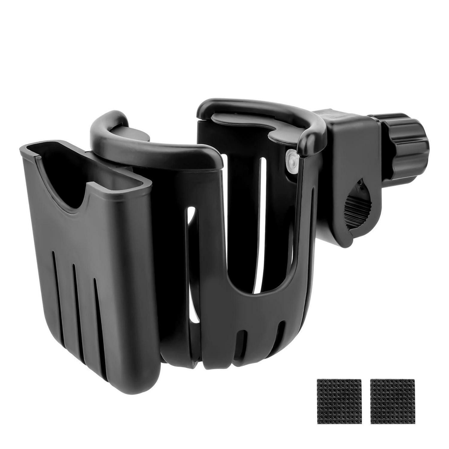 LuxusKollektion Becherhalter Getränkehalter Kinderwagen Becherhalter Schwarzer Getränkehalter