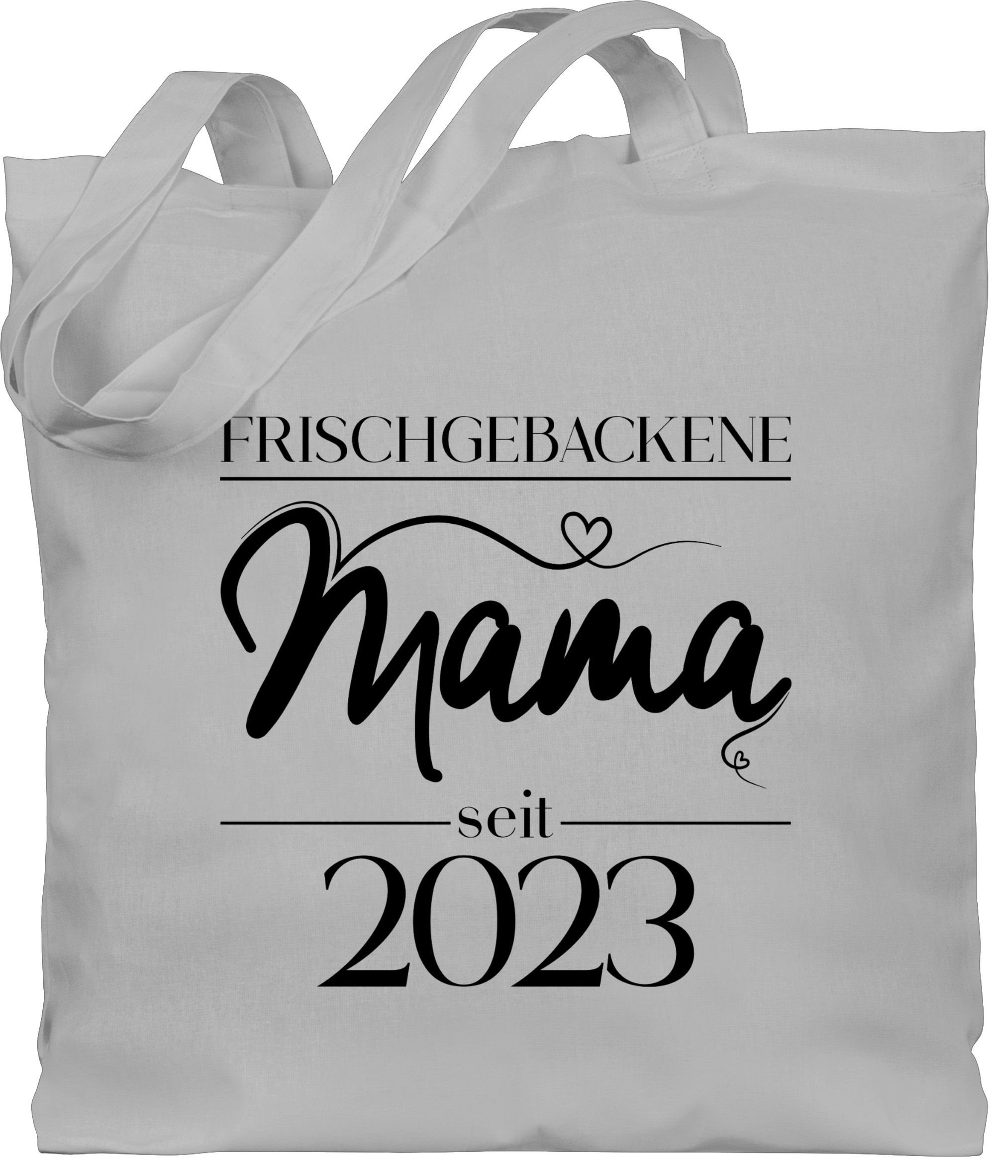 Shirtracer Umhängetasche »Frischgebackene Mama seit 2023 Muttertagsgeschenk Jutebeutel lange